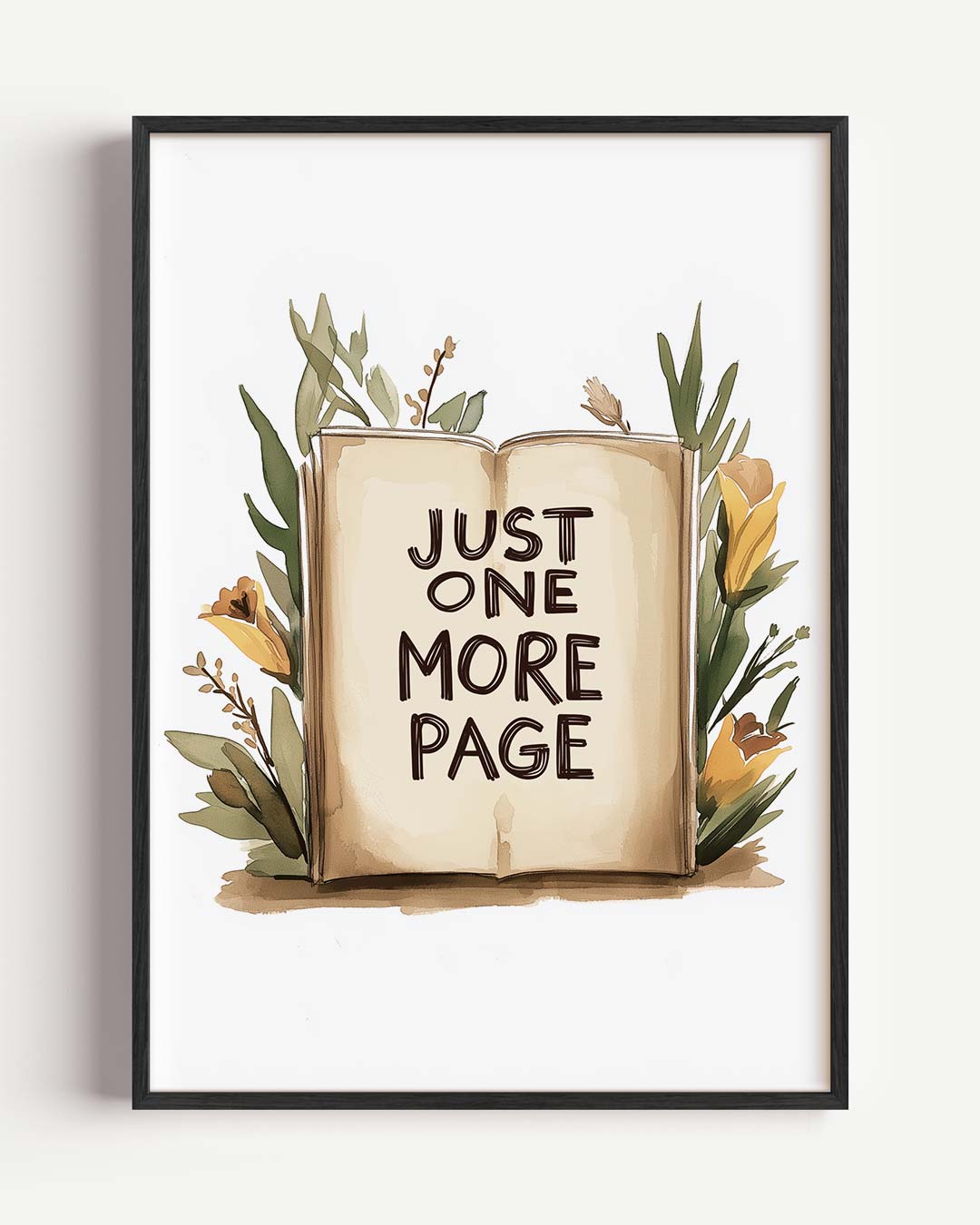 Just One More Page Poster