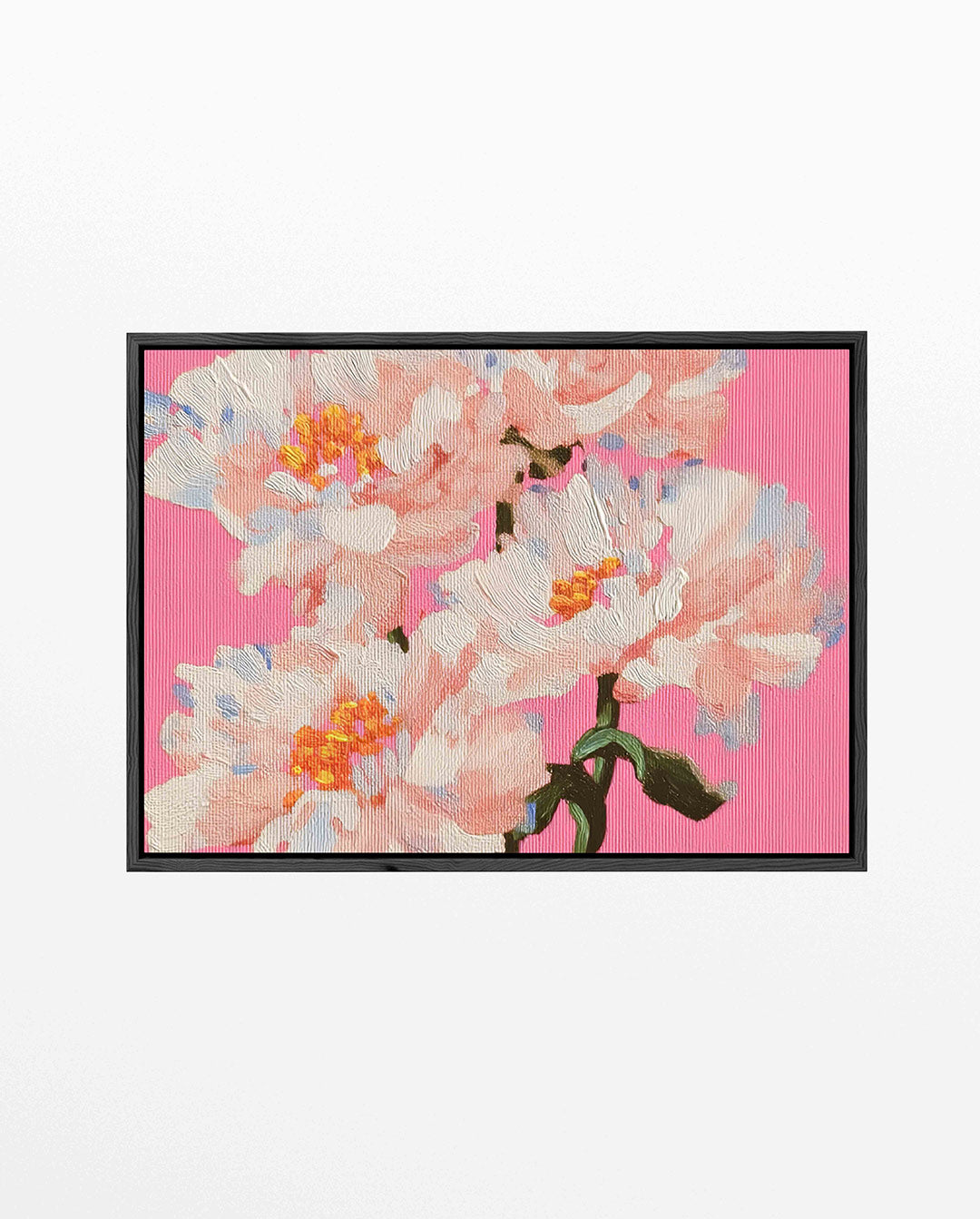 Bloemrijke expressie Kunstwerk