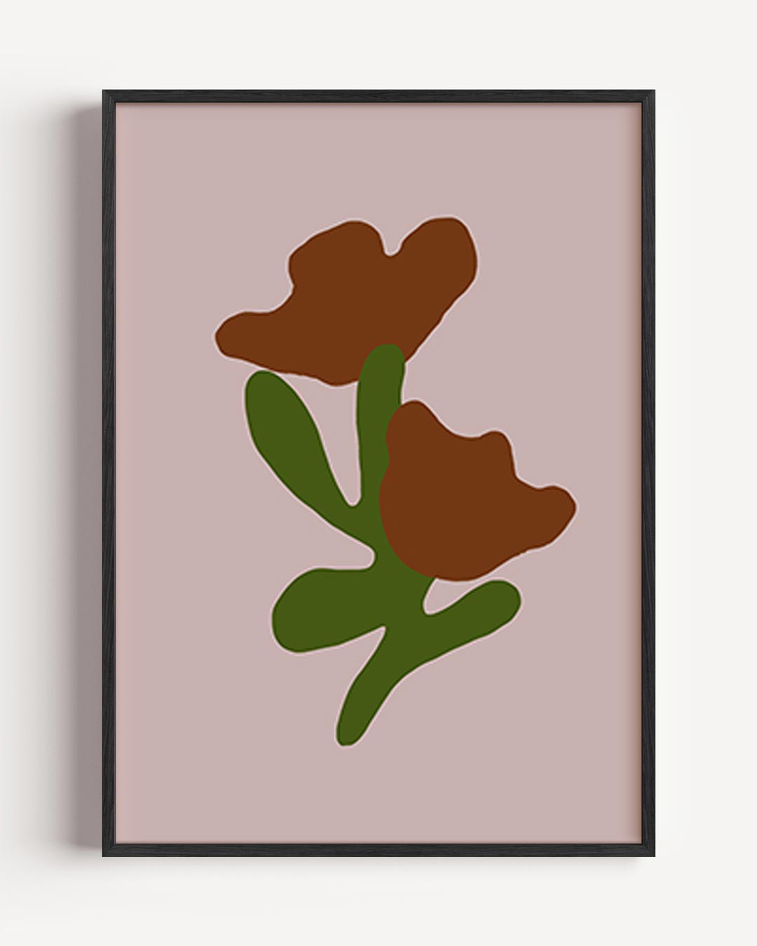 Bloemrijk Minimalisme Poster-WallArtistic