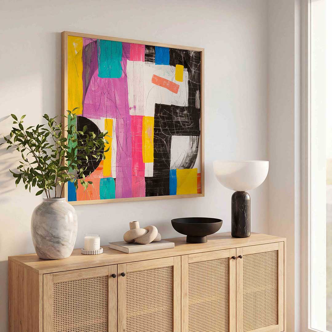 Abstracte vormen Poster