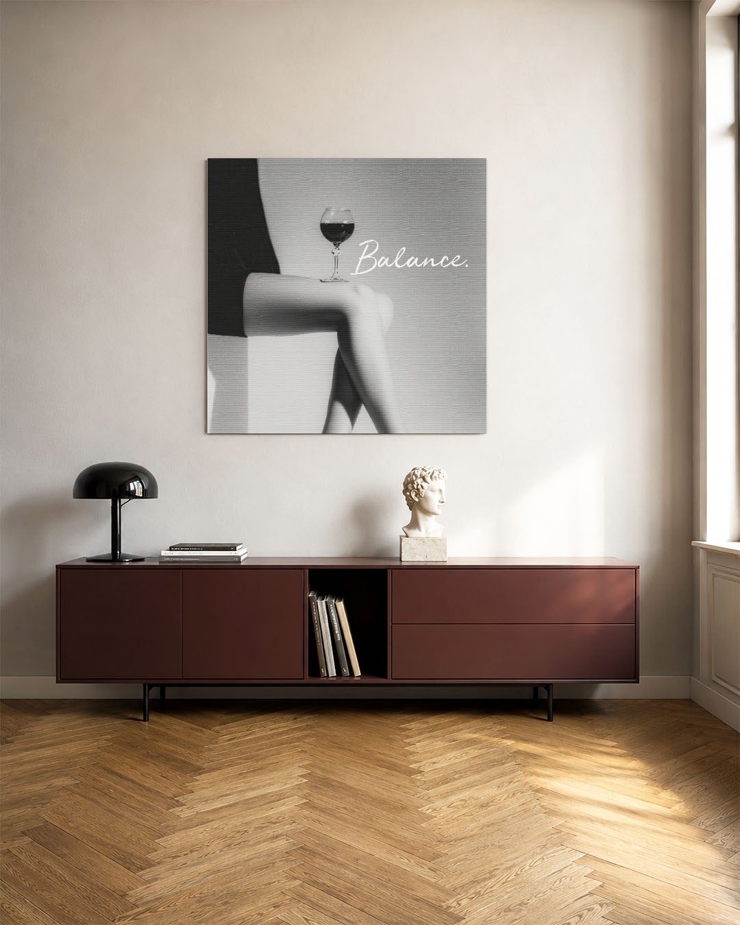 Elegante balans Kunstwerk