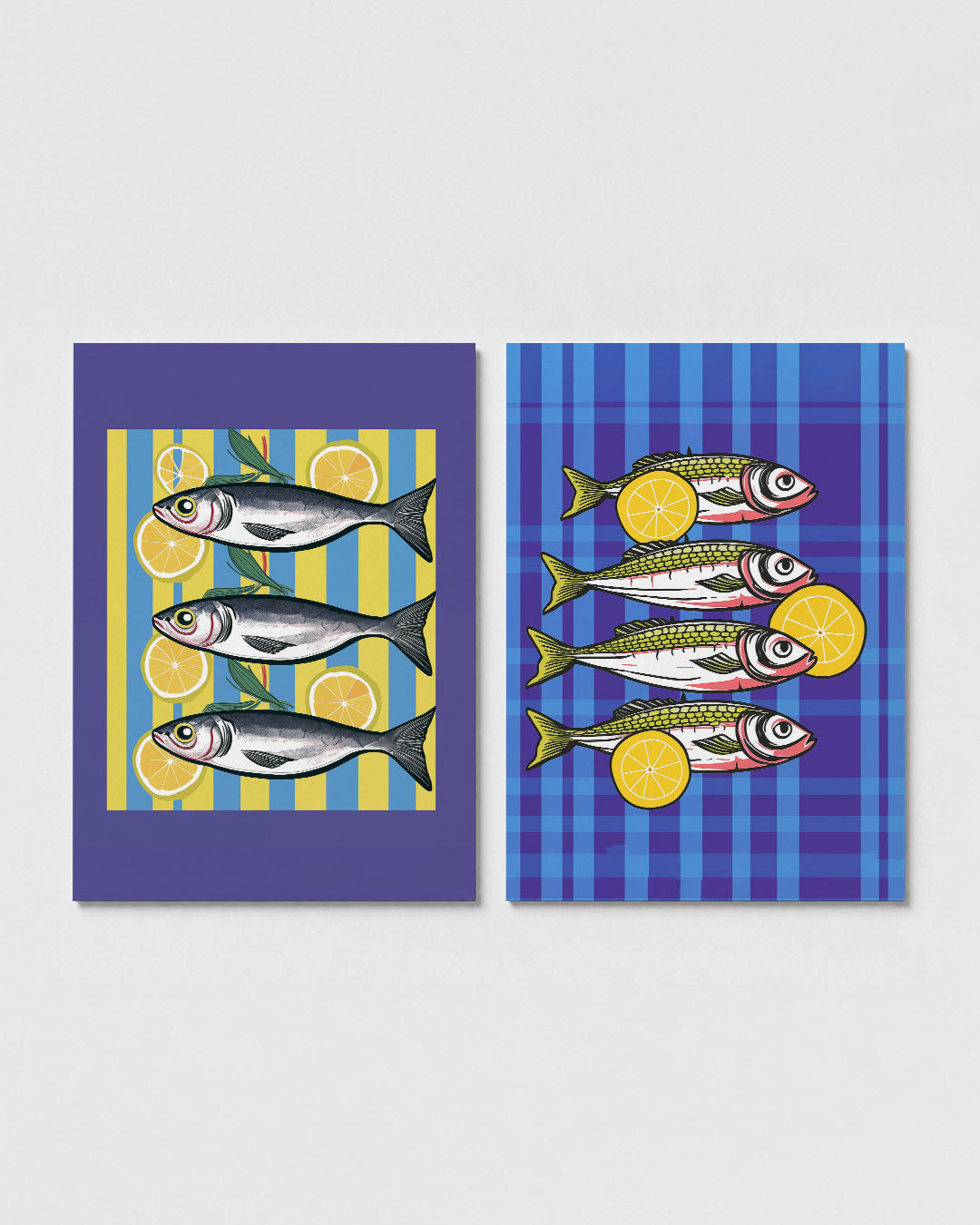 Vissen en citroenen Posterset