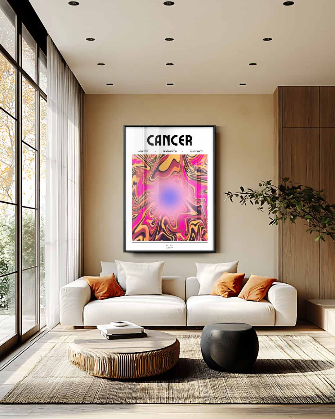 Abstract kunstwerk Kunstwerk-canvas-dibond-plexiglas-wanddecoratie-WallArtistic