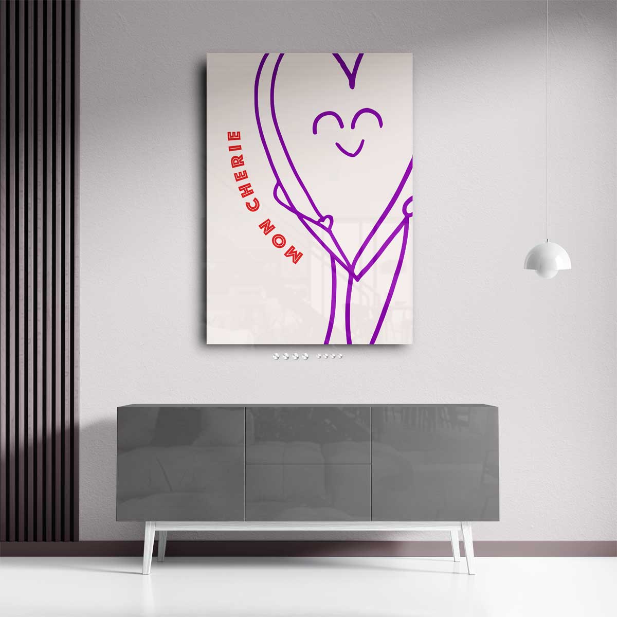 Mon Chérie Kunstwerk-canvas-dibond-plexiglas-wanddecoratie-WallArtistic