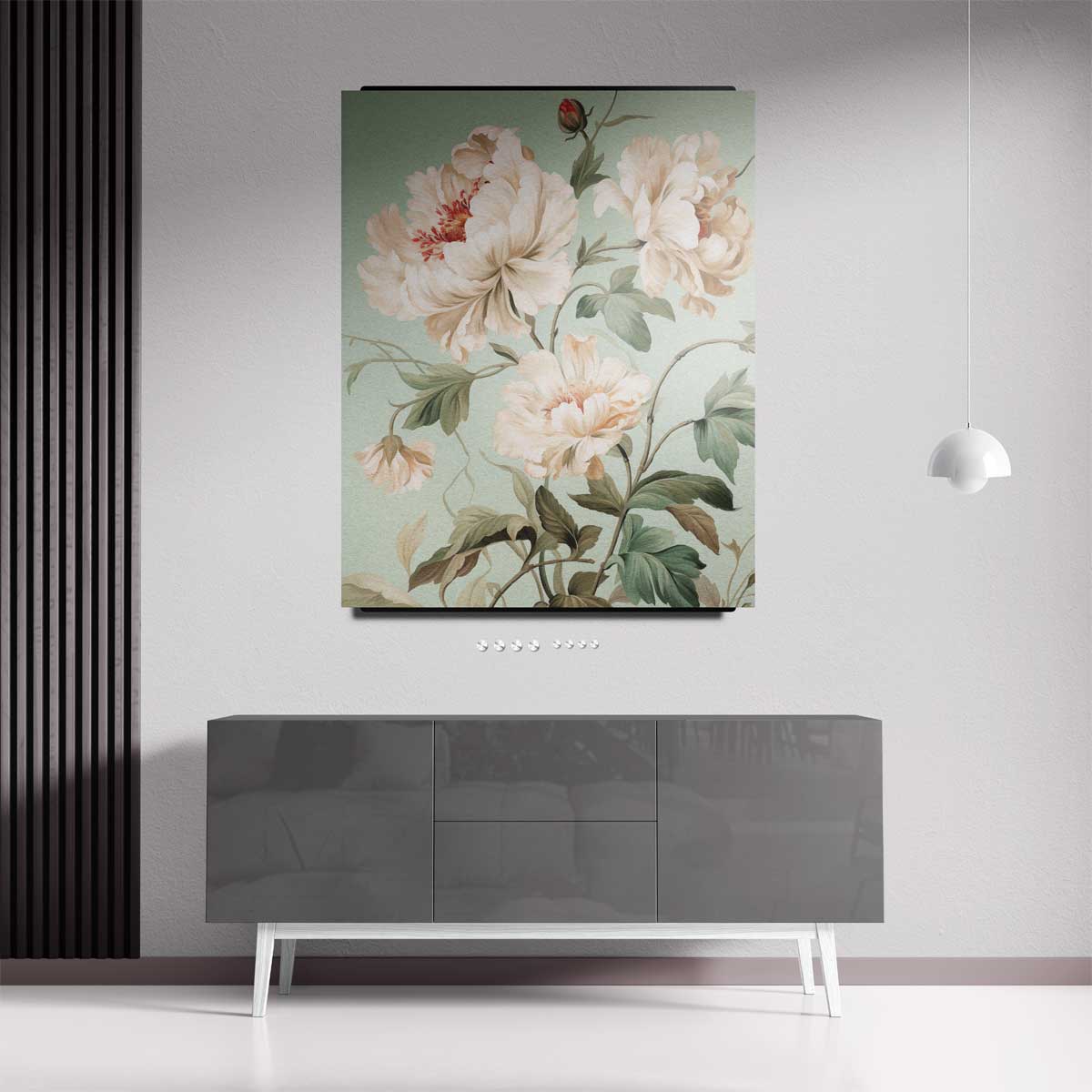 Tijdloze Bloemenpracht Kunstwerk-canvas-dibond-plexiglas-wanddecoratie-WallArtistic