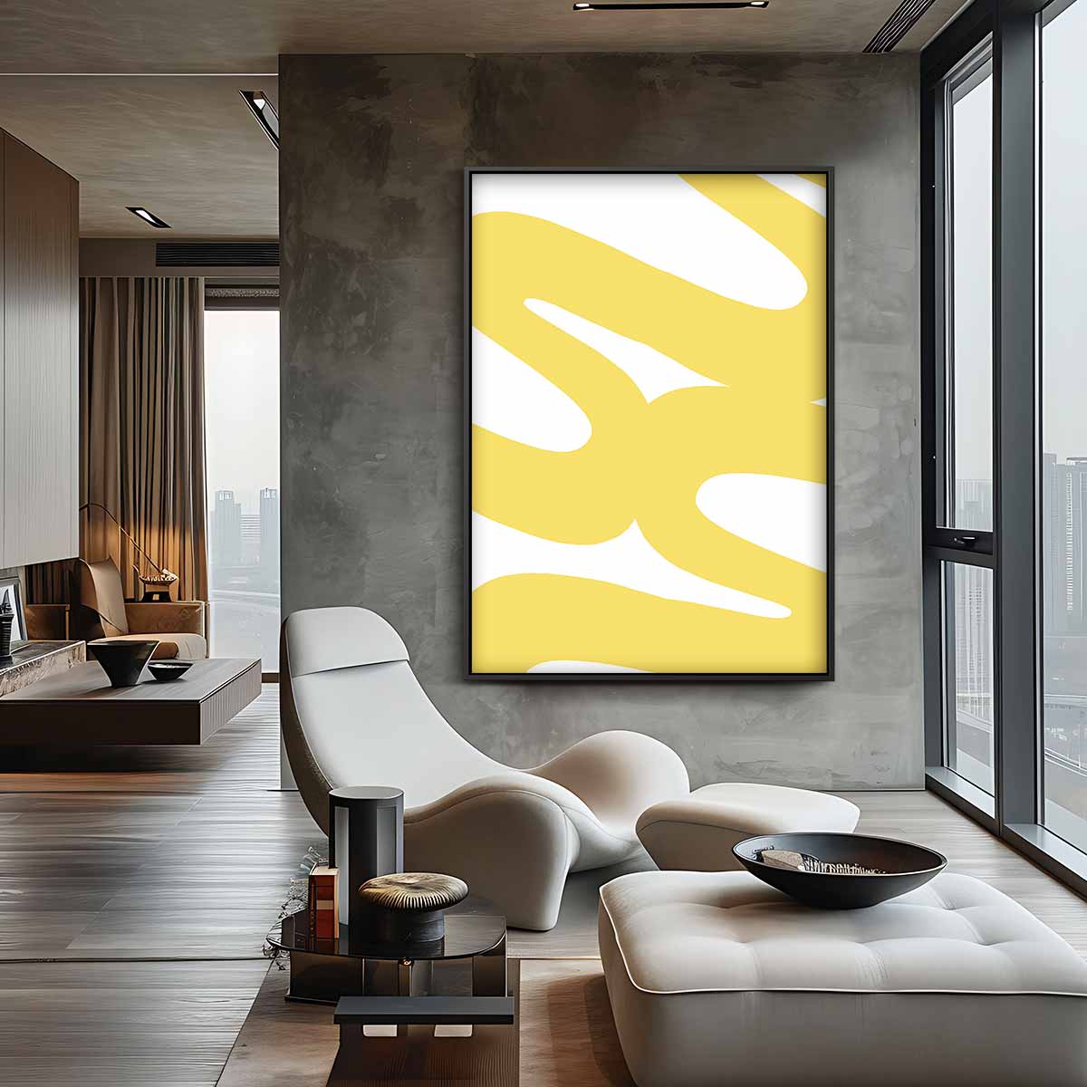 Zonnestraal Patronen Kunstwerk-canvas-dibond-plexiglas-wanddecoratie-WallArtistic