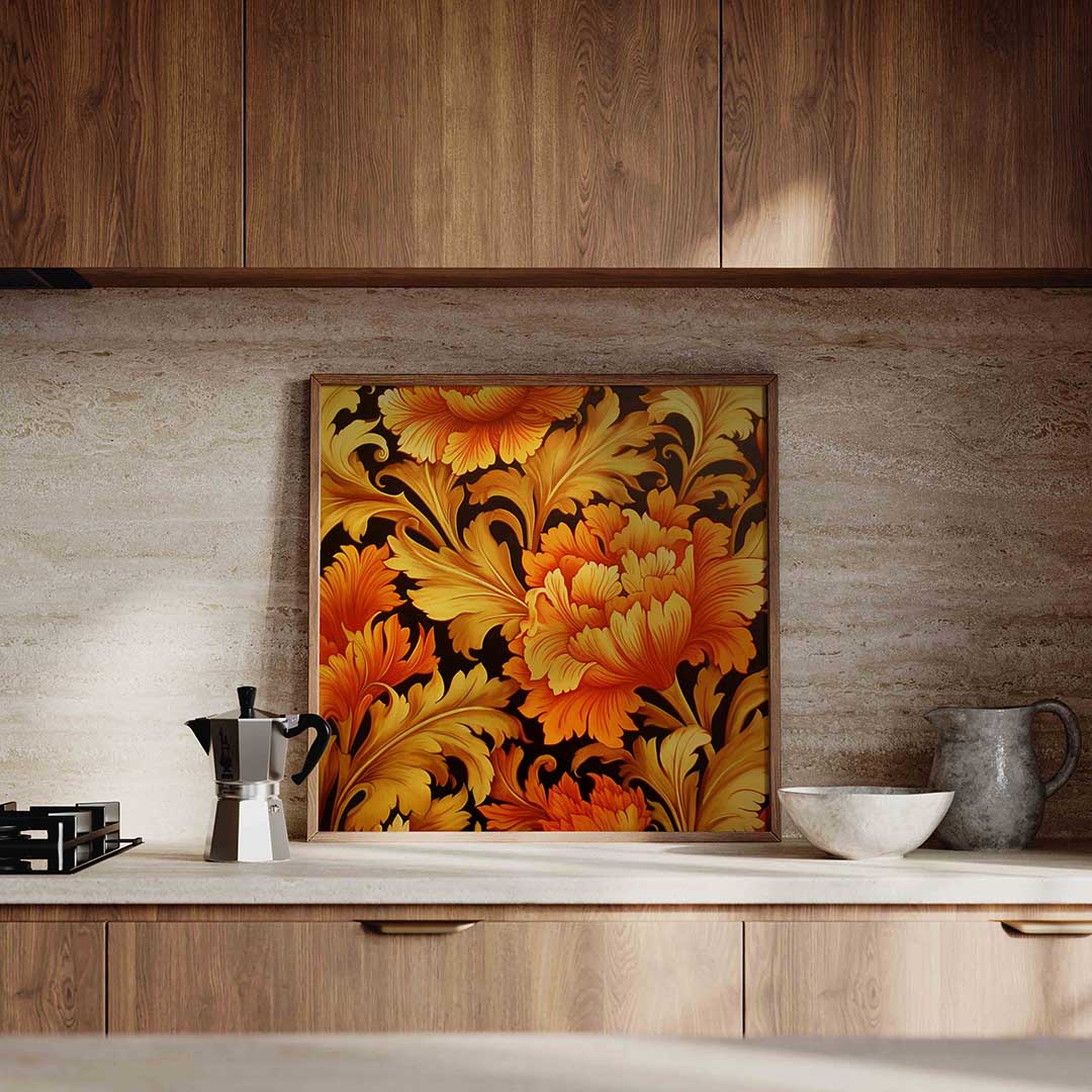 Bloemmotief Poster