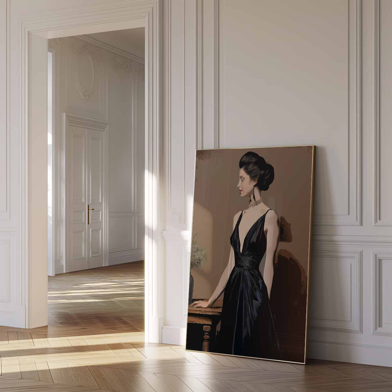 Elegante Vrouwelijke Charme Poster