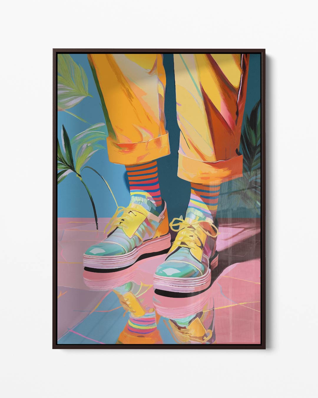 Kleurrijke Explore-Canvas Kunstwerk-canvas-dibond-plexiglas-wanddecoratie-WallArtistic
