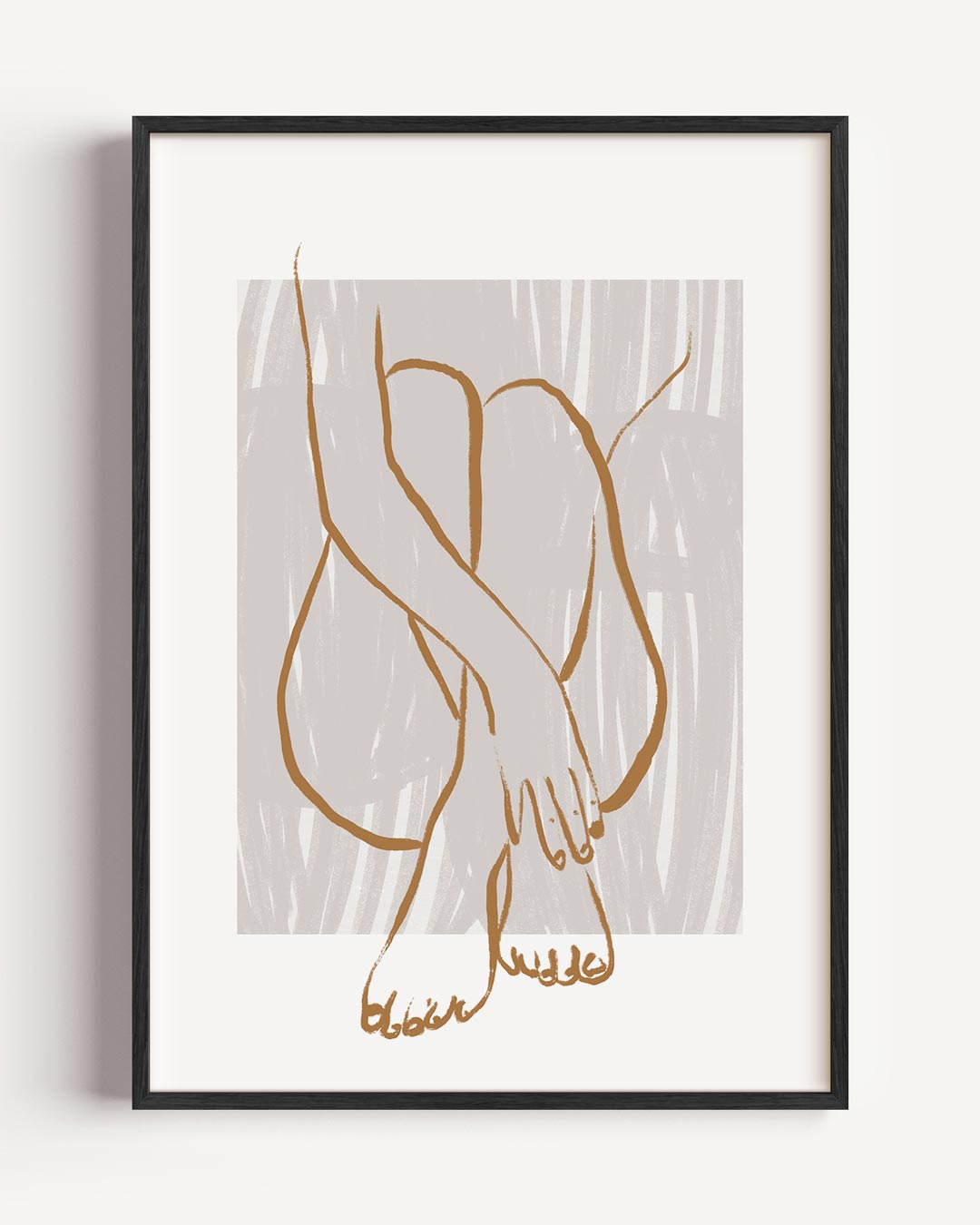 Elegante Figuratieve Illustratie Poster-WallArtistic