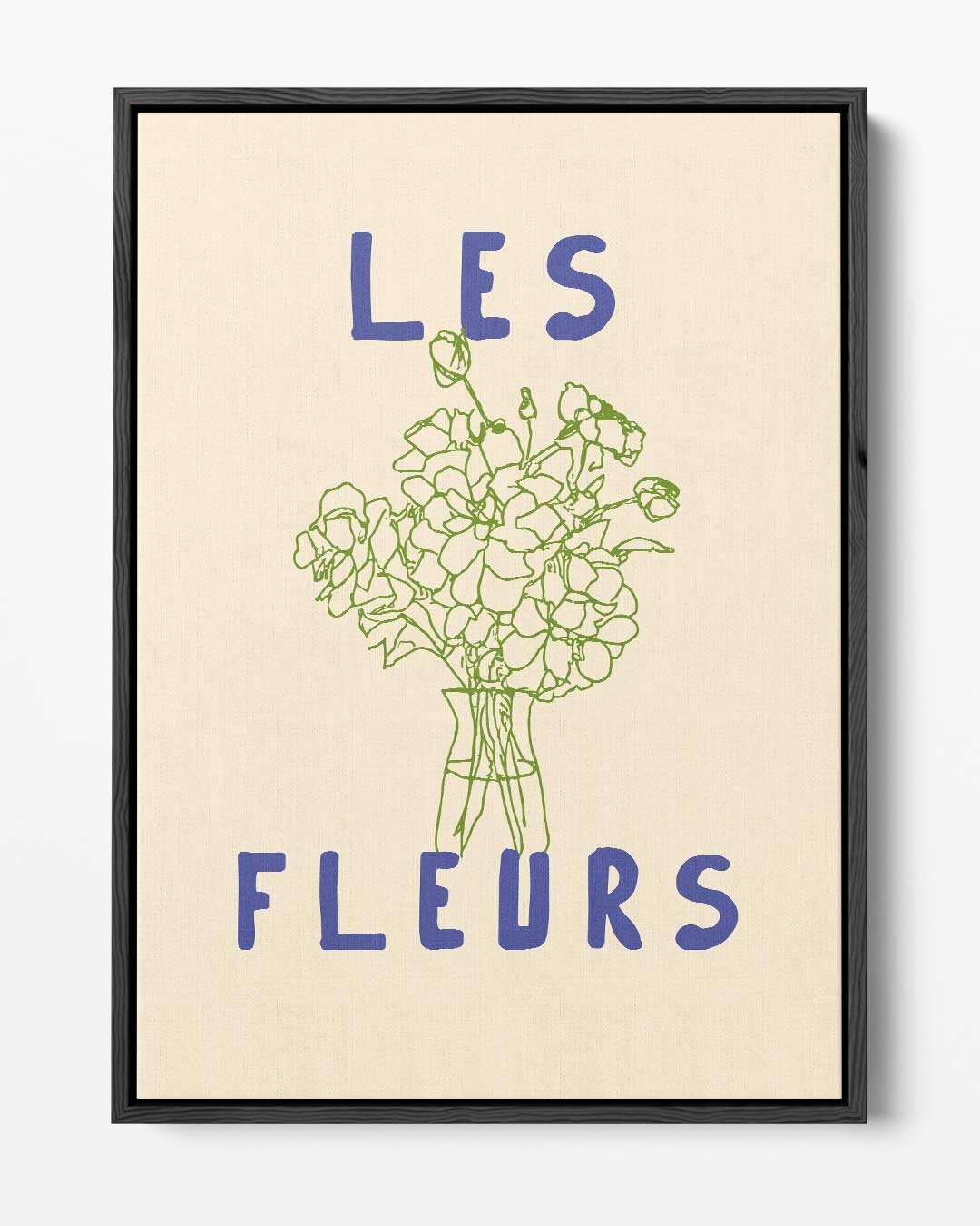 Les Fleurs Minimalistisch Kunstwerk-canvas-dibond-plexiglas-wanddecoratie-WallArtistic