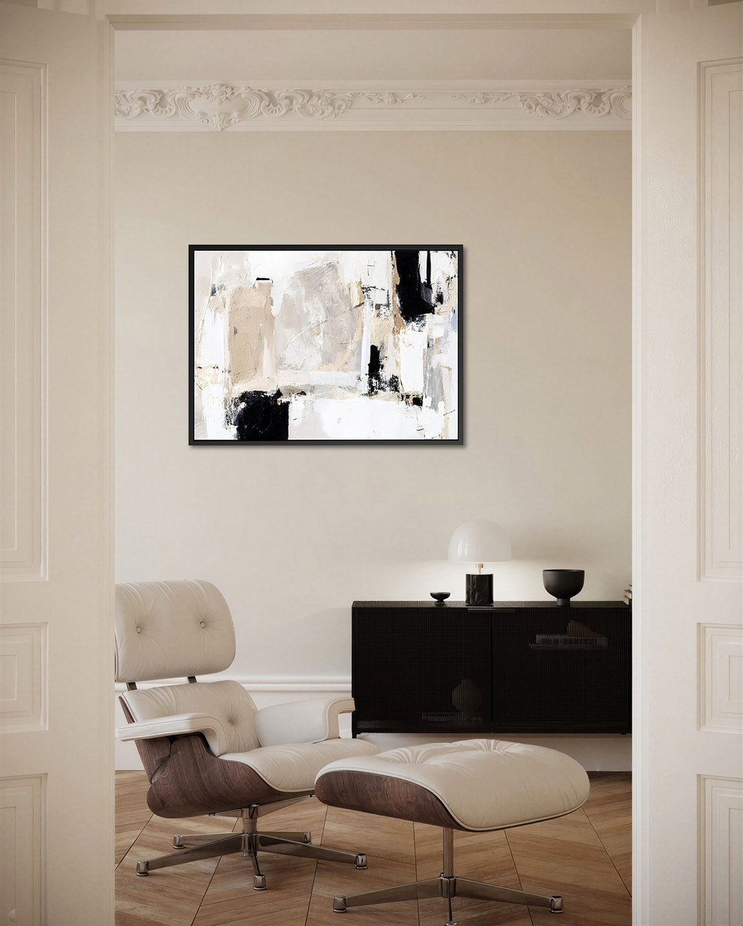 Neutrale compositie Kunstwerk