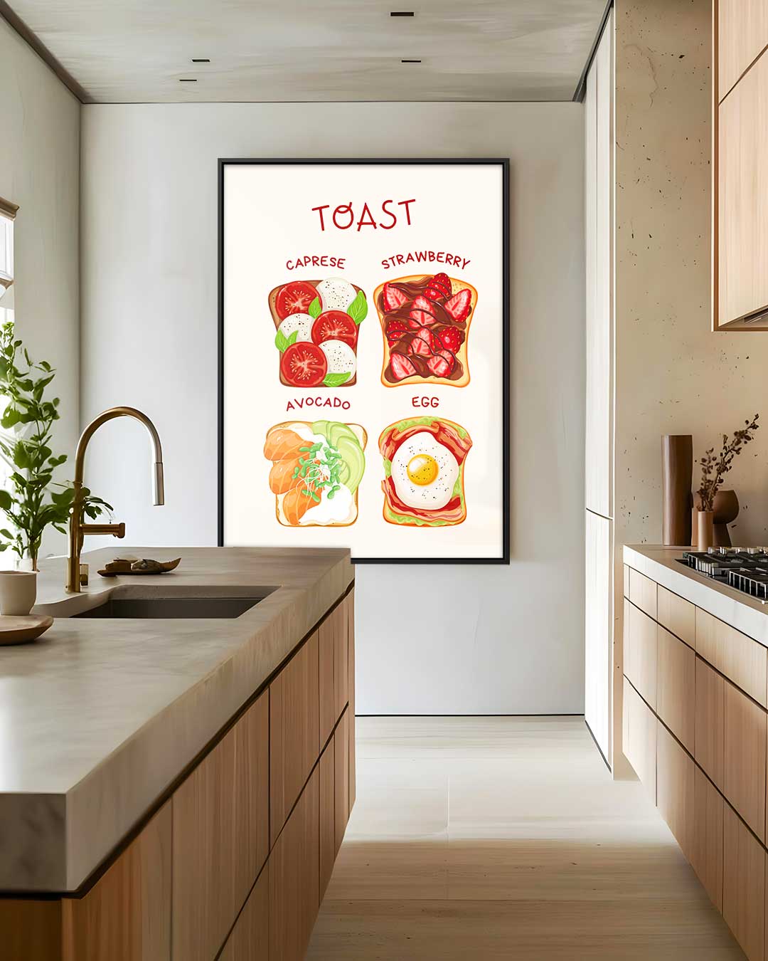 Toast Inspiratie Kunstwerk Kunstwerk-canvas-dibond-plexiglas-wanddecoratie-WallArtistic