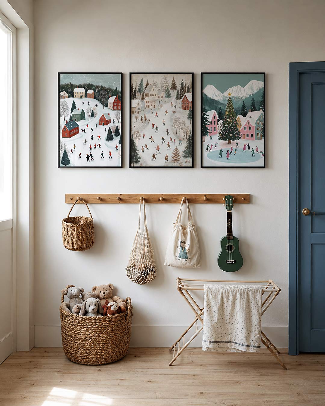 Winterse gezelligheid Posterset