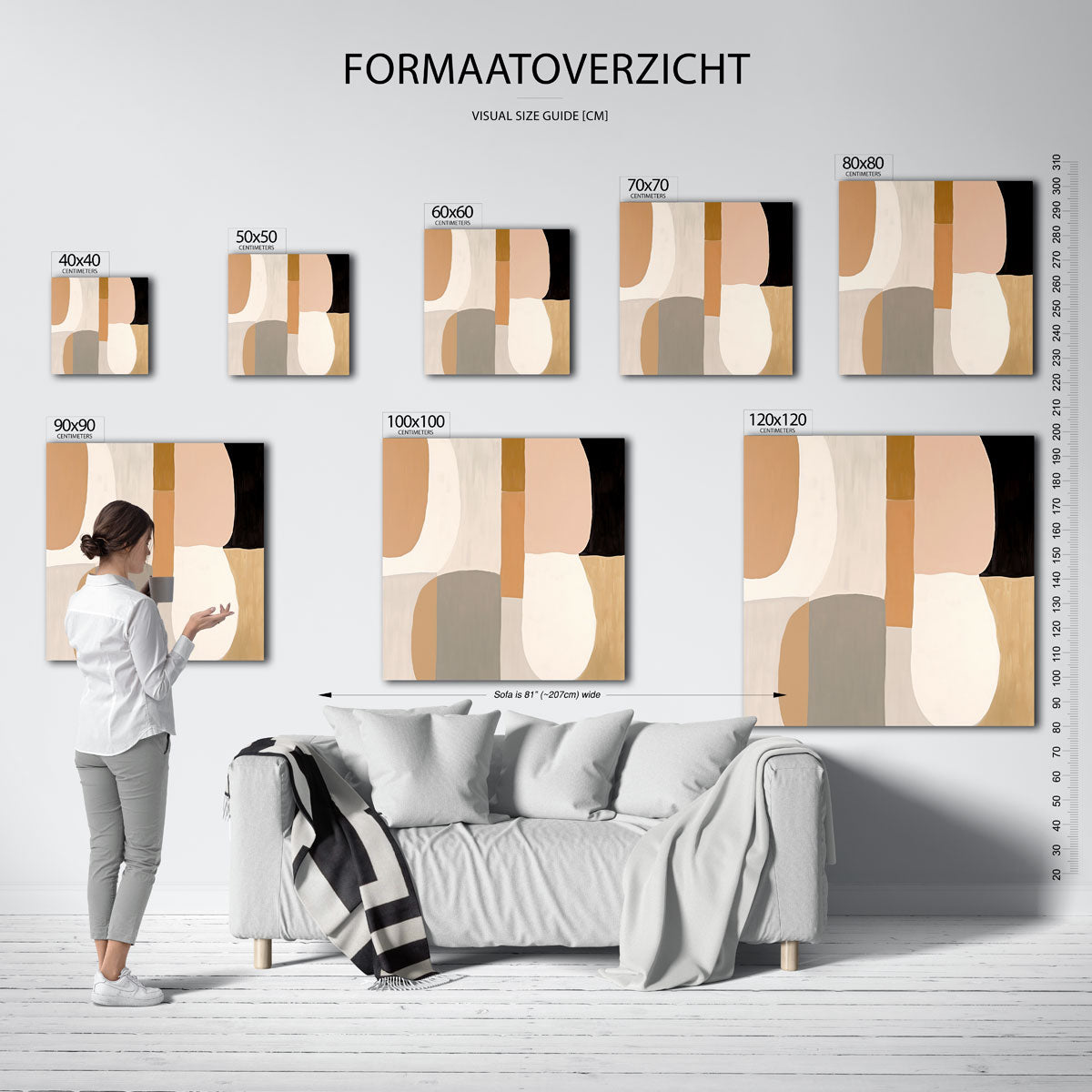 Abstracte vormen Poster