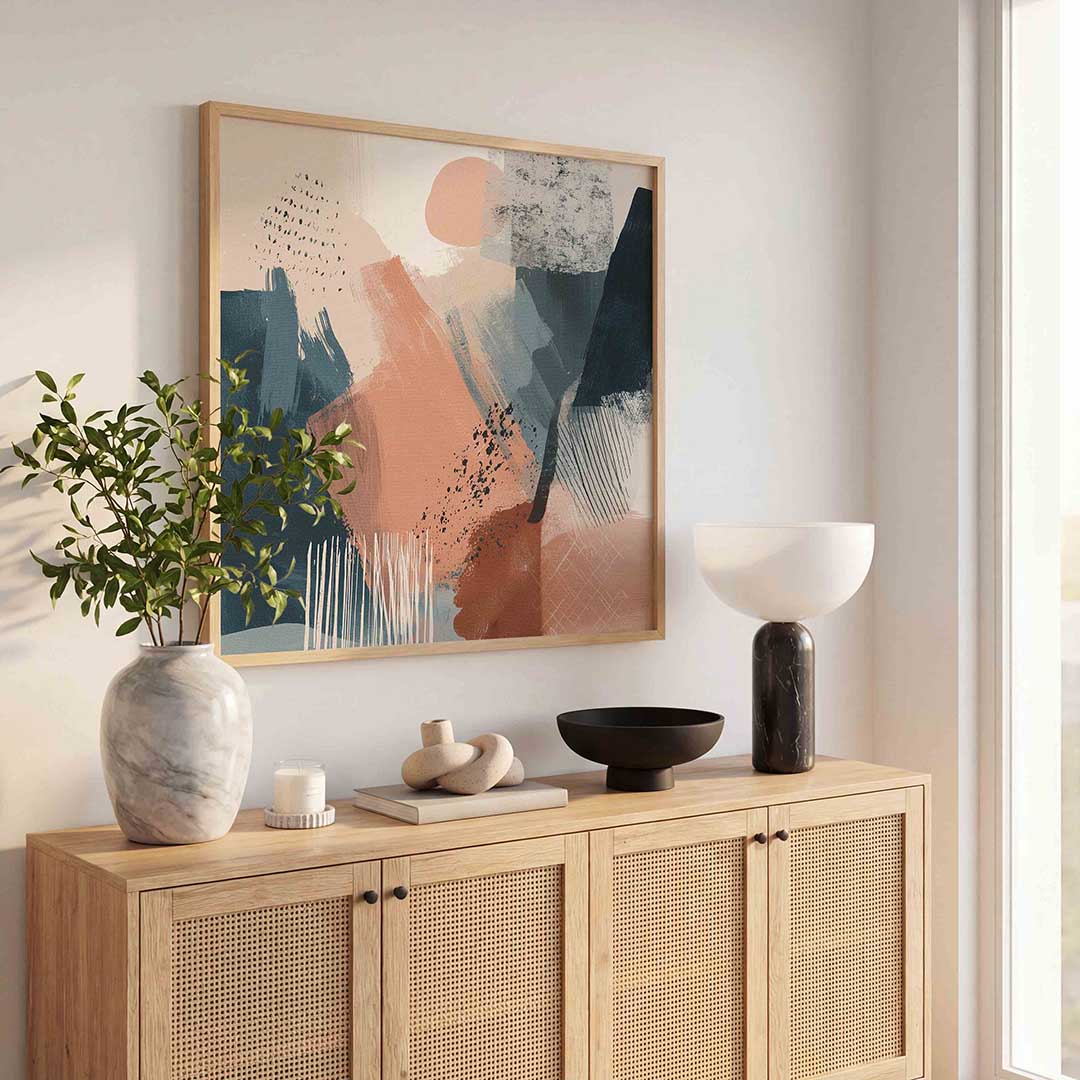 Abstracte vormen Poster