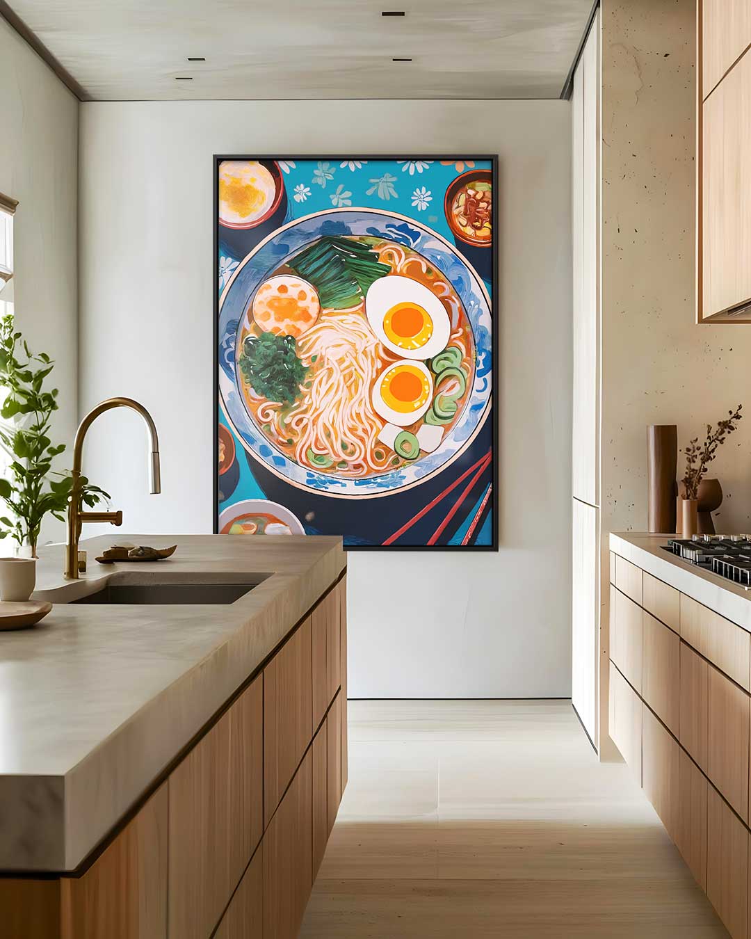 Kleurrijke Ramen Illustratie Kunstwerk-canvas-dibond-plexiglas-wanddecoratie-WallArtistic