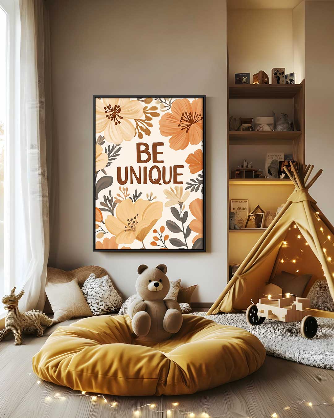 Bloemenmotivatie Poster Kunstwerk-canvas-dibond-plexiglas-wanddecoratie-WallArtistic