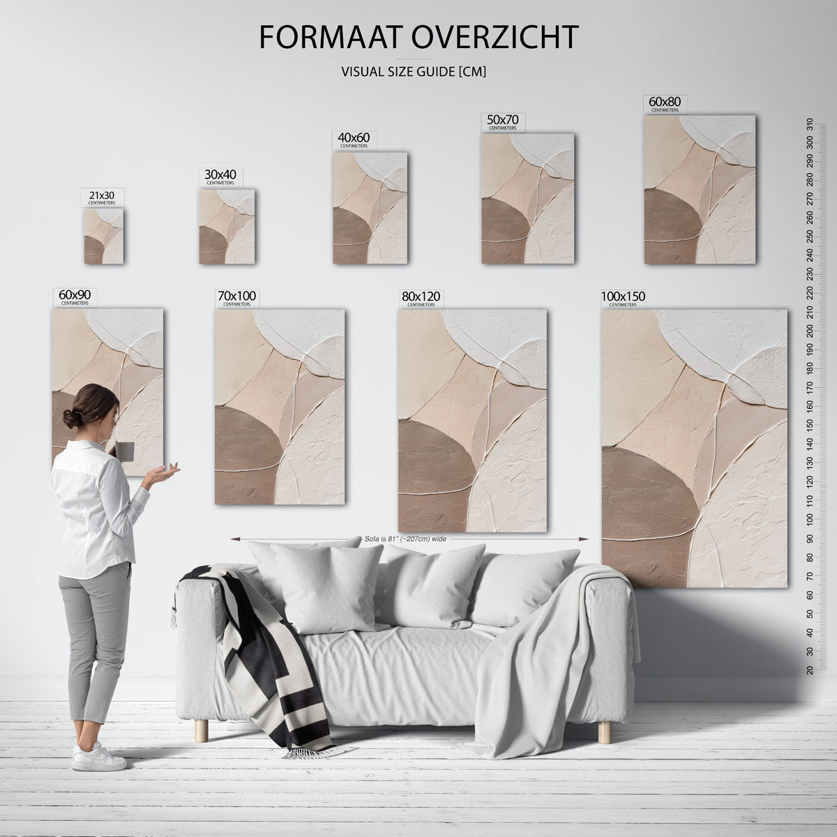 Abstracte vormen Poster