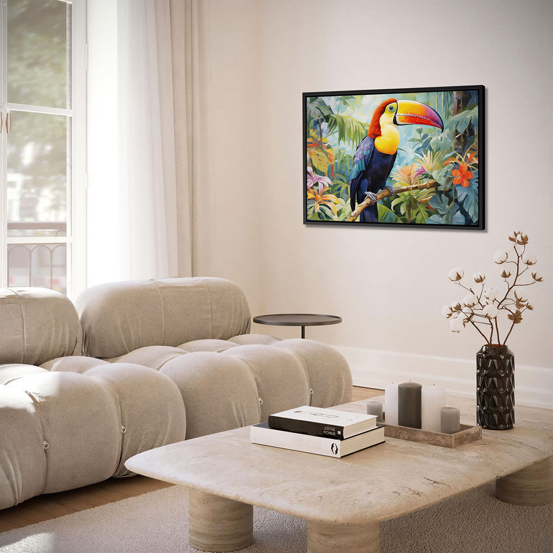 Vrolijke toekan Kunstwerk