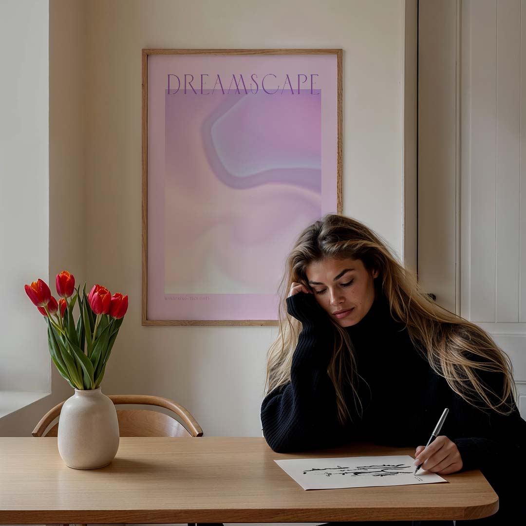 Droomlandschap Poster-WallArtistic