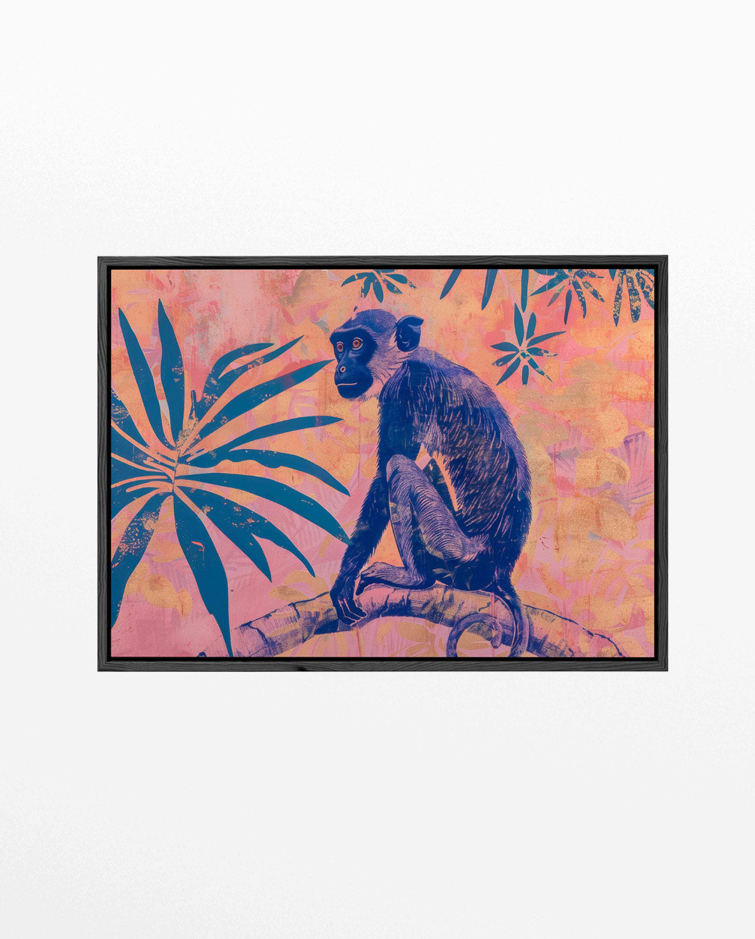 Dromerige jungle aap Kunstwerk