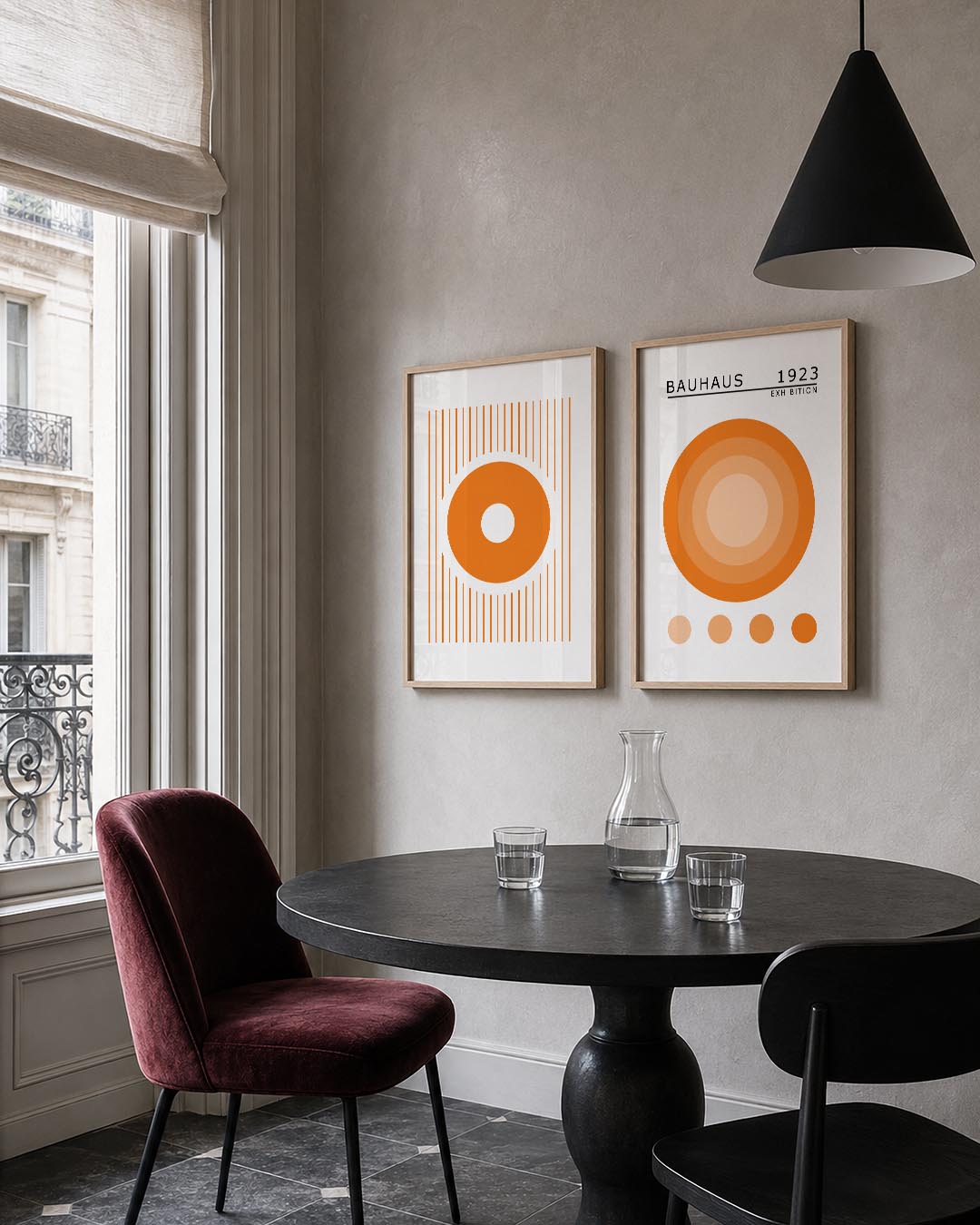Cirkel en lijnen Posterset