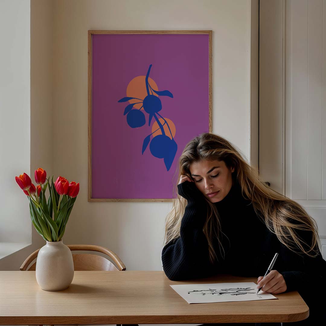 Fruitige Kunstprint Poster-WallArtistic