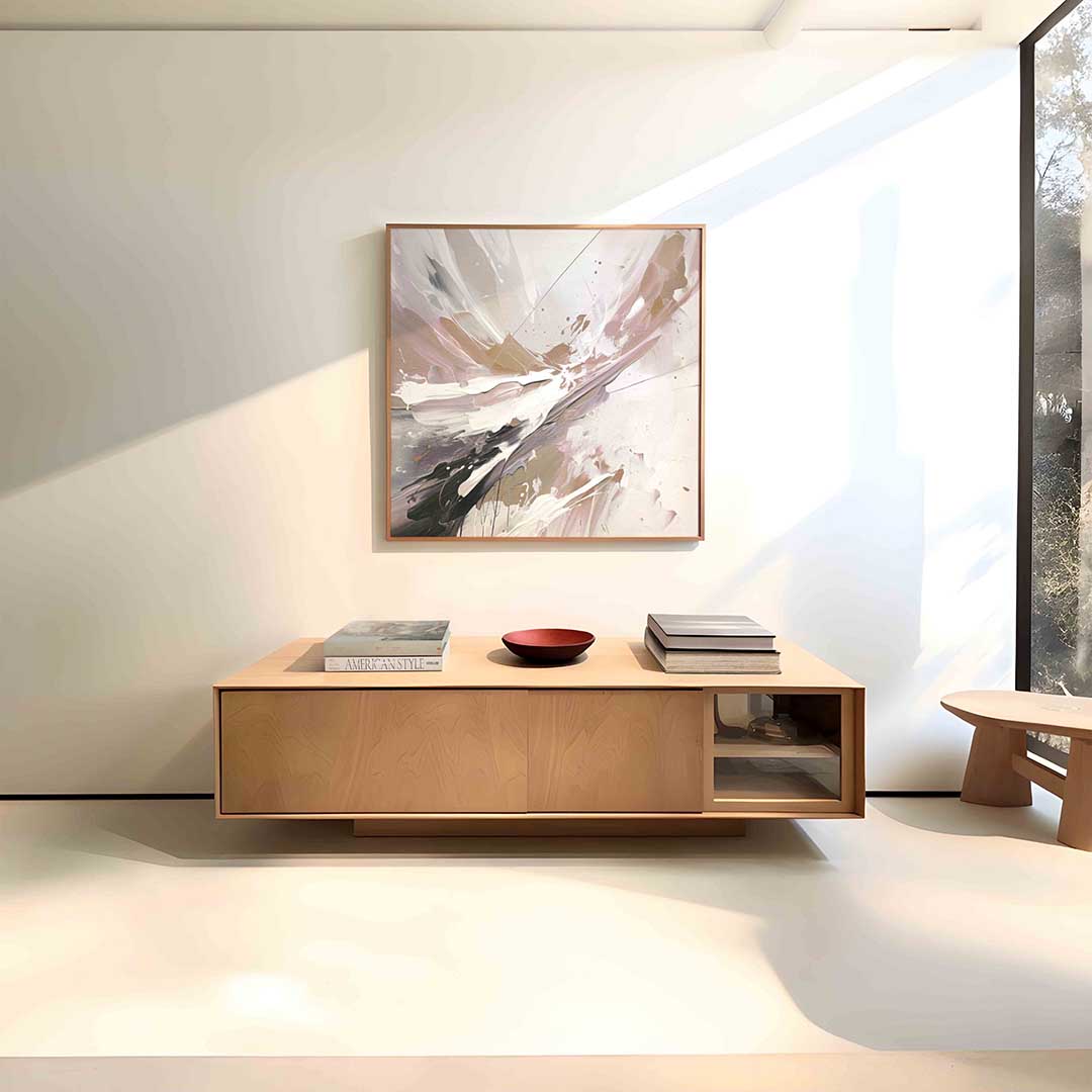 Abstracte beweging Poster