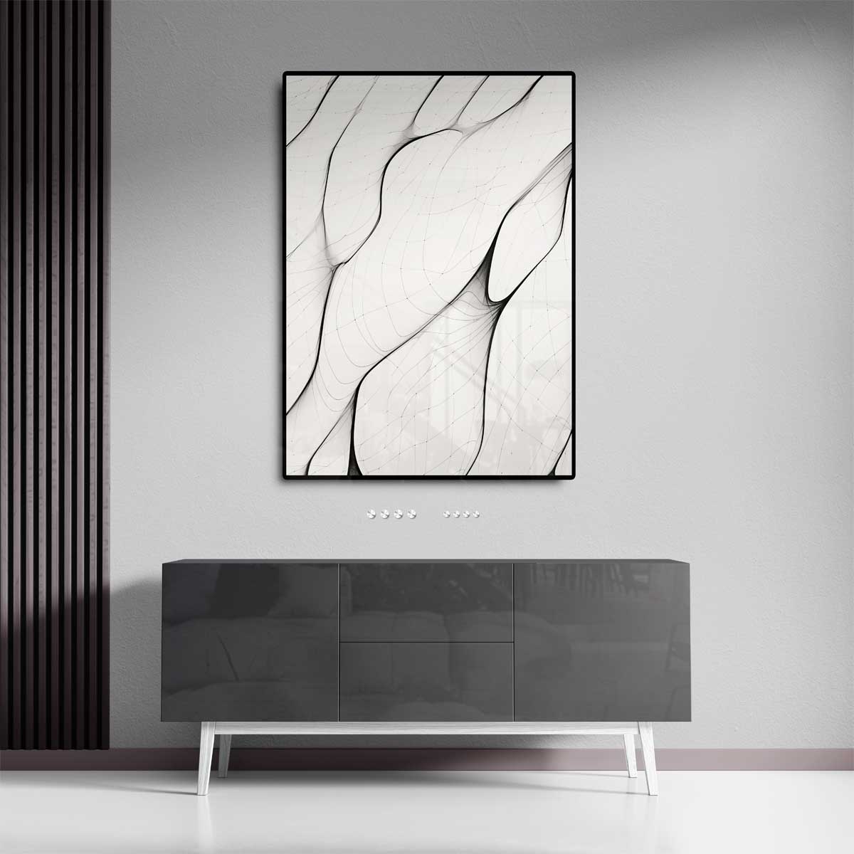 Organische Lijnen Kunstwerk-canvas-dibond-plexiglas-wanddecoratie-WallArtistic