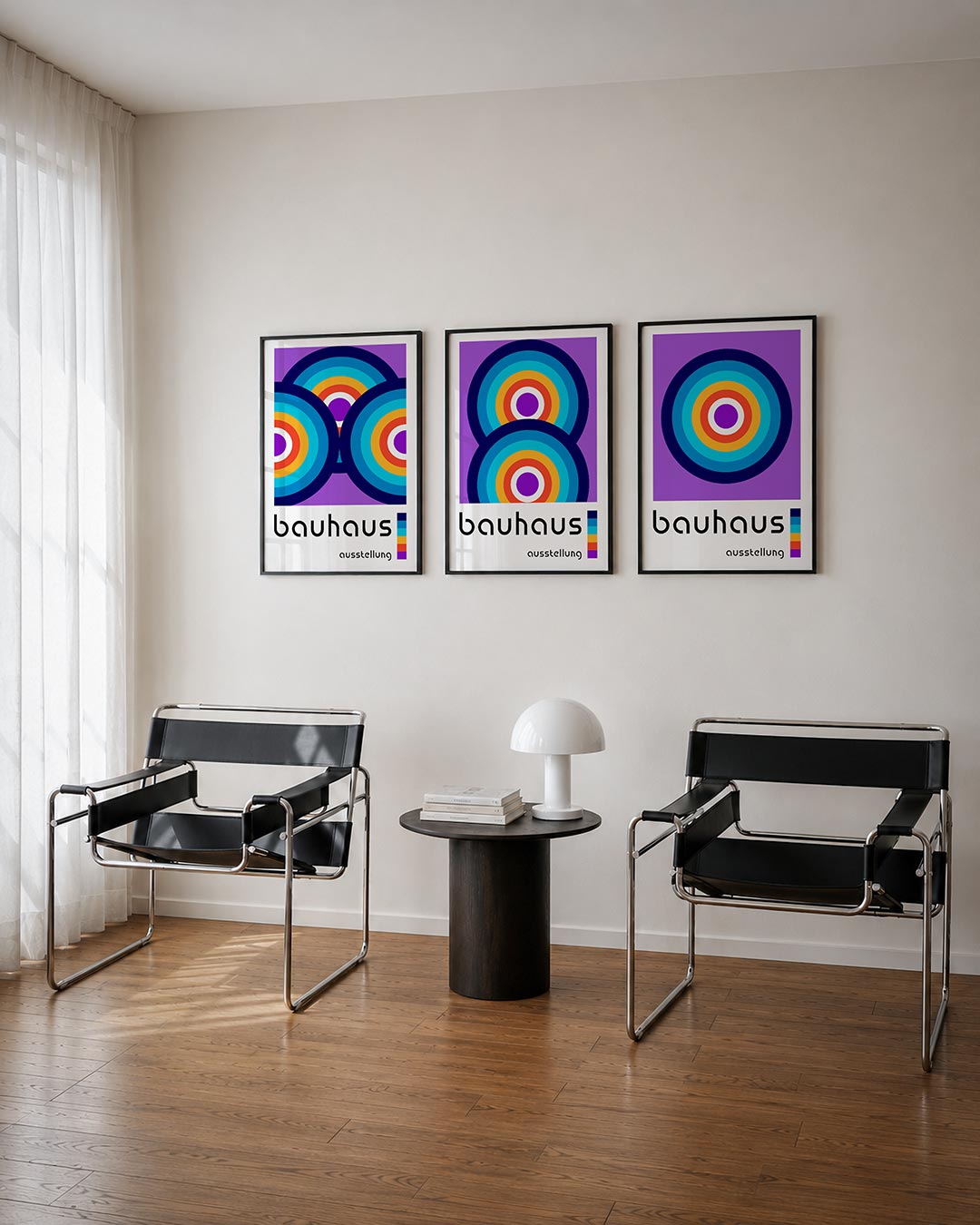 Kleurrijke cirkelpatronen Posterset