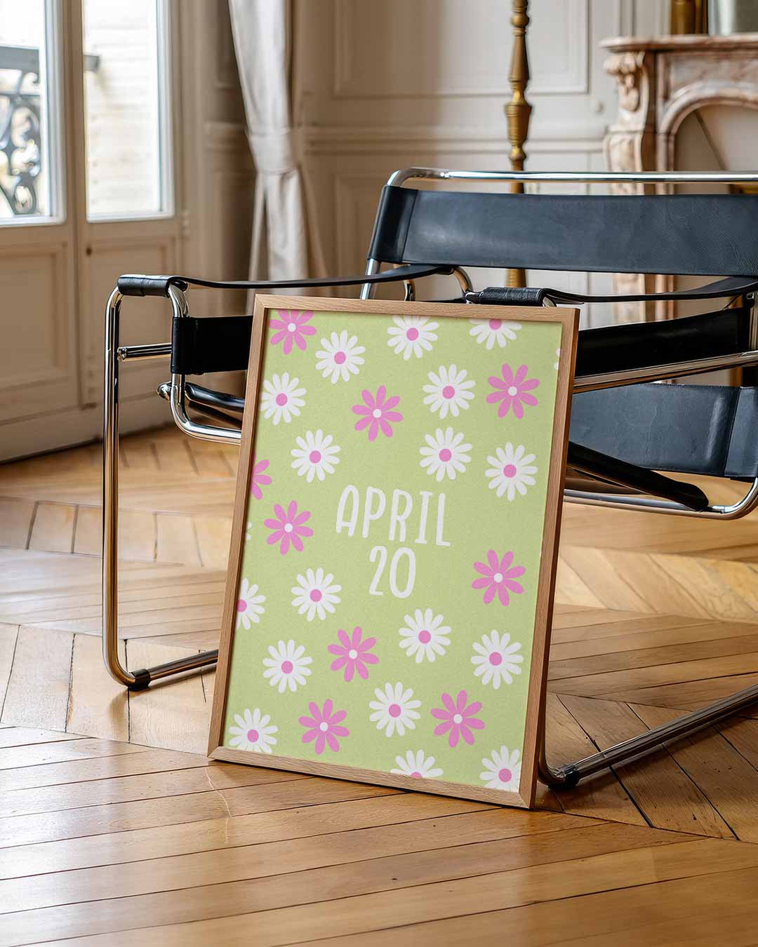 Vrolijke Bloemen Kalenderposter