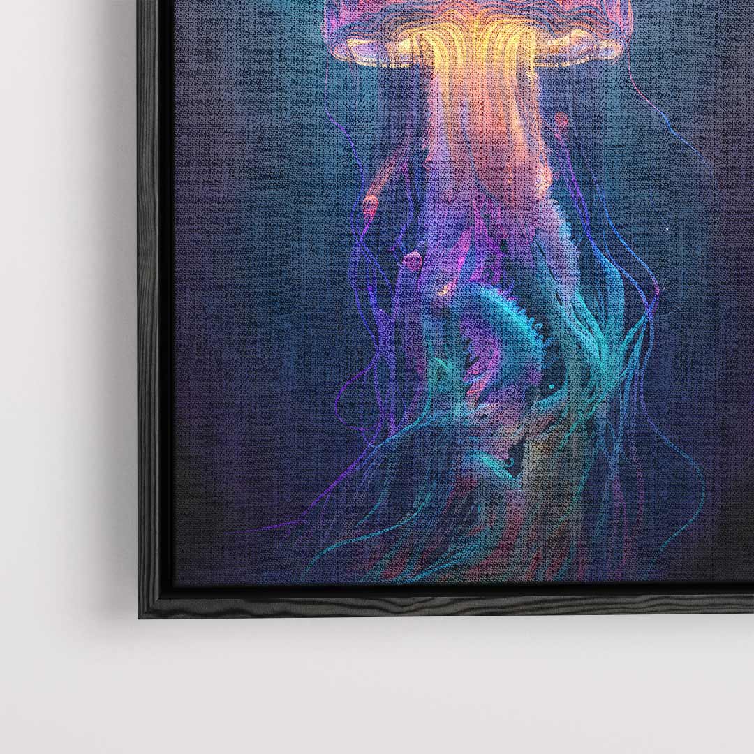 Betoverende Medusakunst Kunstwerk-canvas-dibond-plexiglas-wanddecoratie-WallArtistic