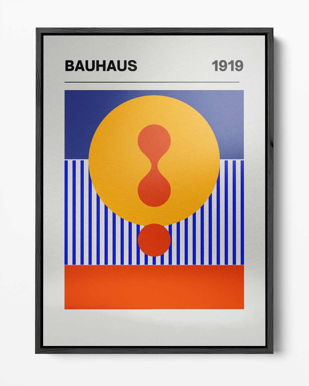 Bauhaus 1919 Poster Kunstwerk