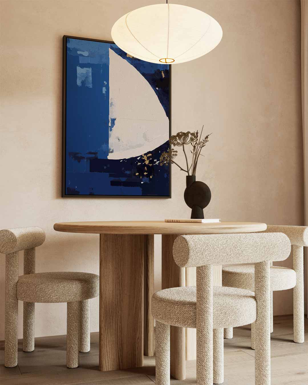 Zeilboot in Dromenland Kunstwerk-canvas-dibond-plexiglas-wanddecoratie-WallArtistic