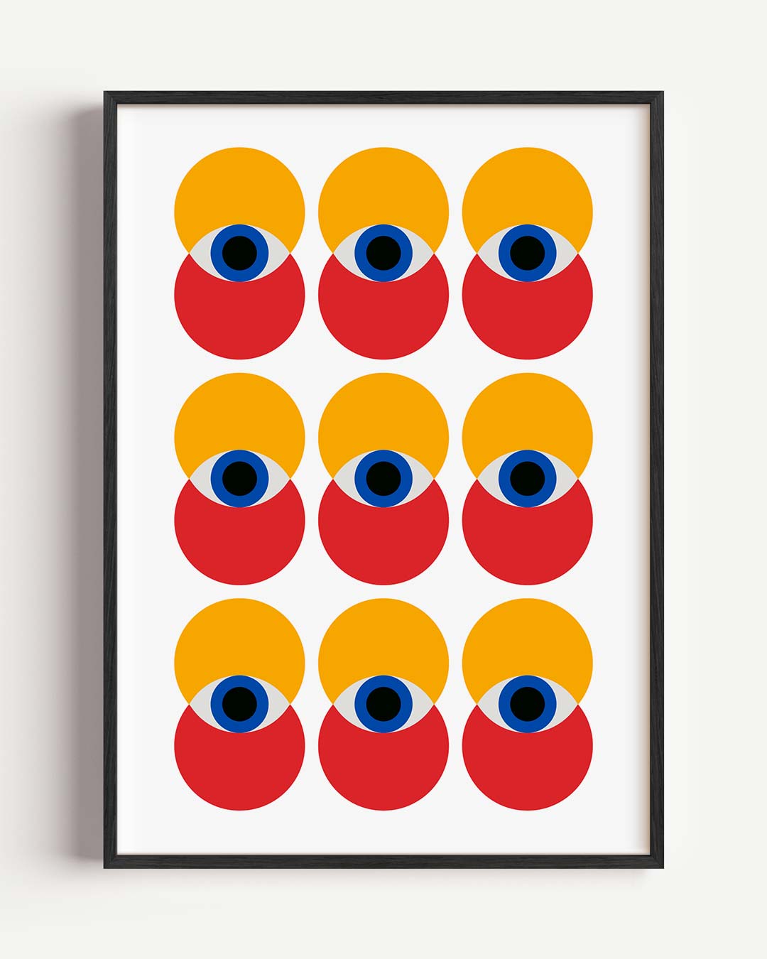 Vrolijke Ogen Cirkelposter