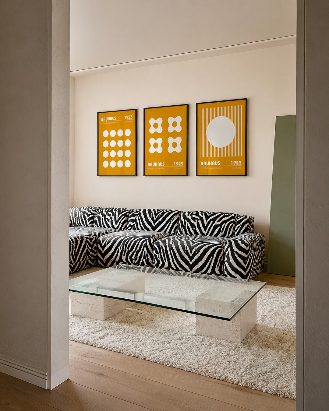 Cirkelpatroon en kleur Posterset
