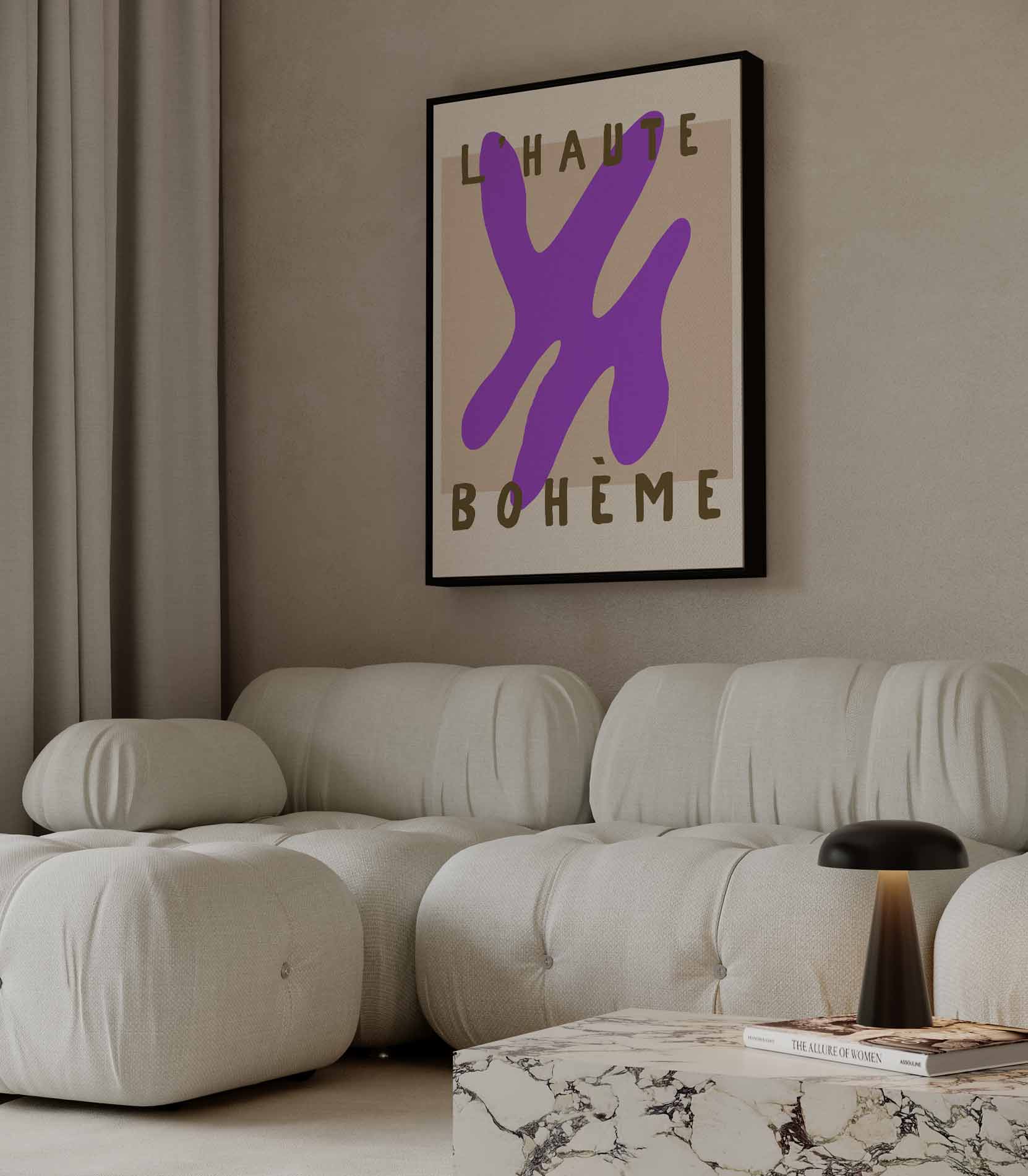 L'Haute Bohème Kunstprint Kunstwerk-canvas-dibond-plexiglas-wanddecoratie-WallArtistic