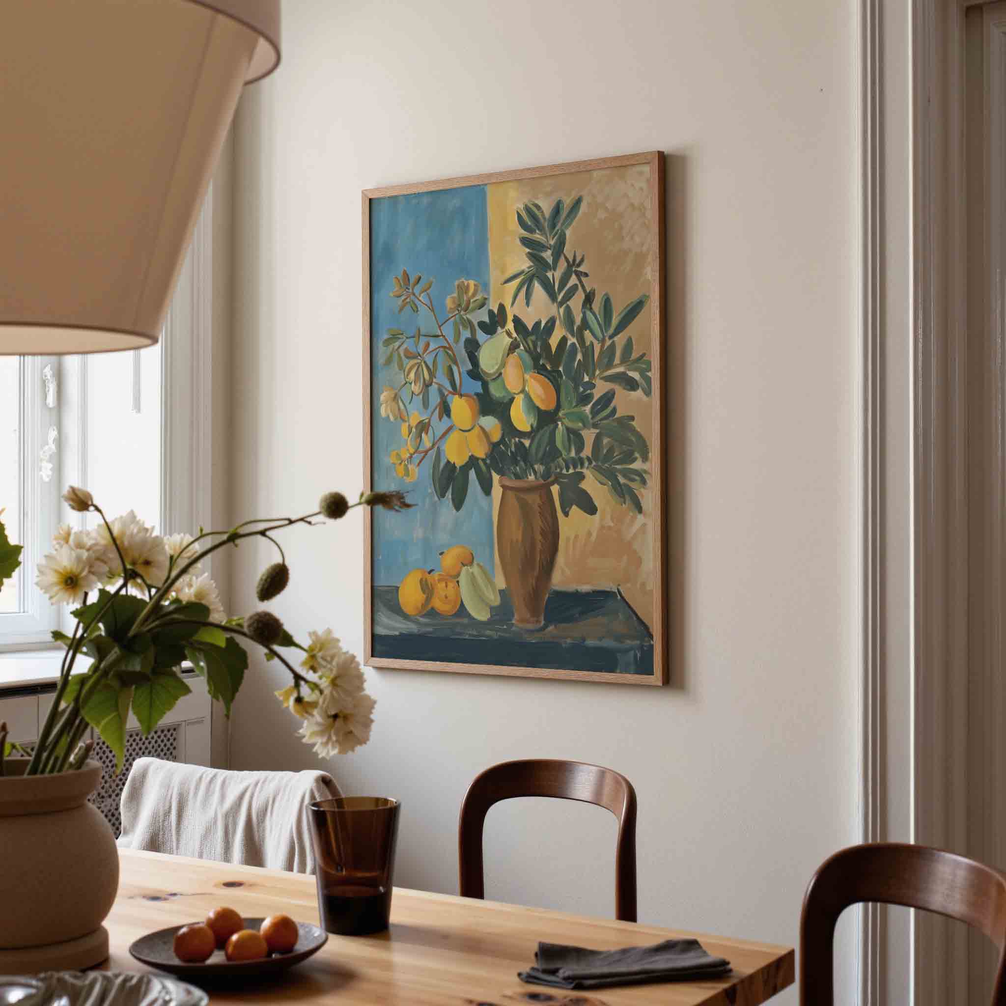 Fruit en bladeren Poster