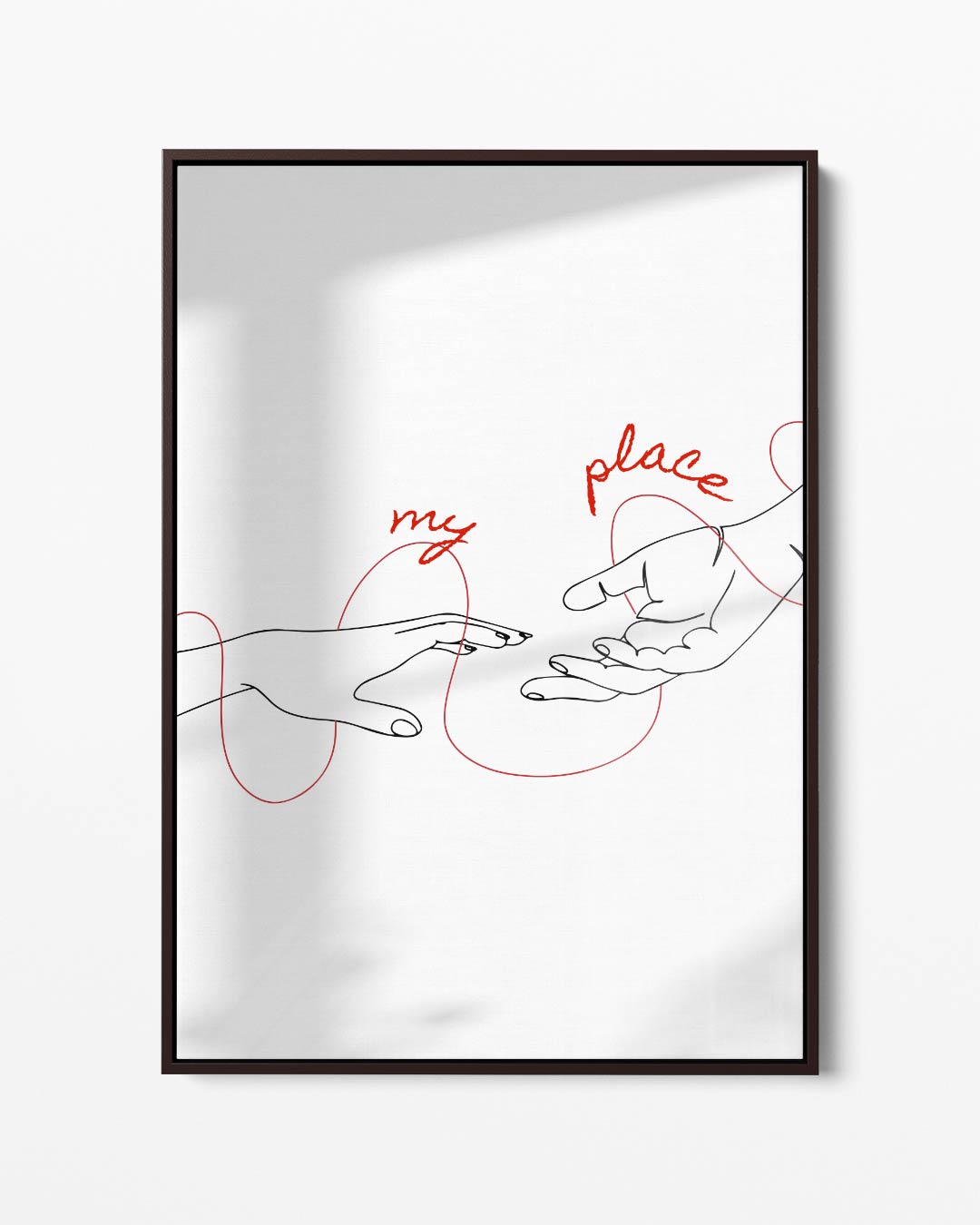 Verbonden Handen Kunstwerk-canvas-dibond-plexiglas-wanddecoratie-WallArtistic