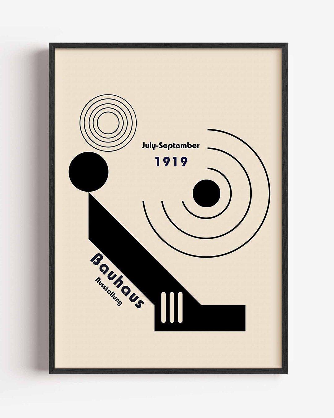 Cirkel en lijnenspel Poster