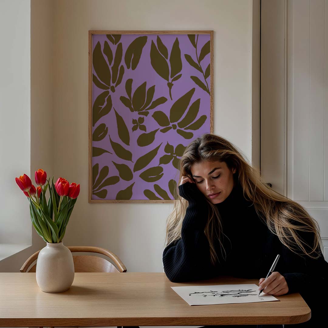 Vrolijke Bloemenpracht Poster-WallArtistic