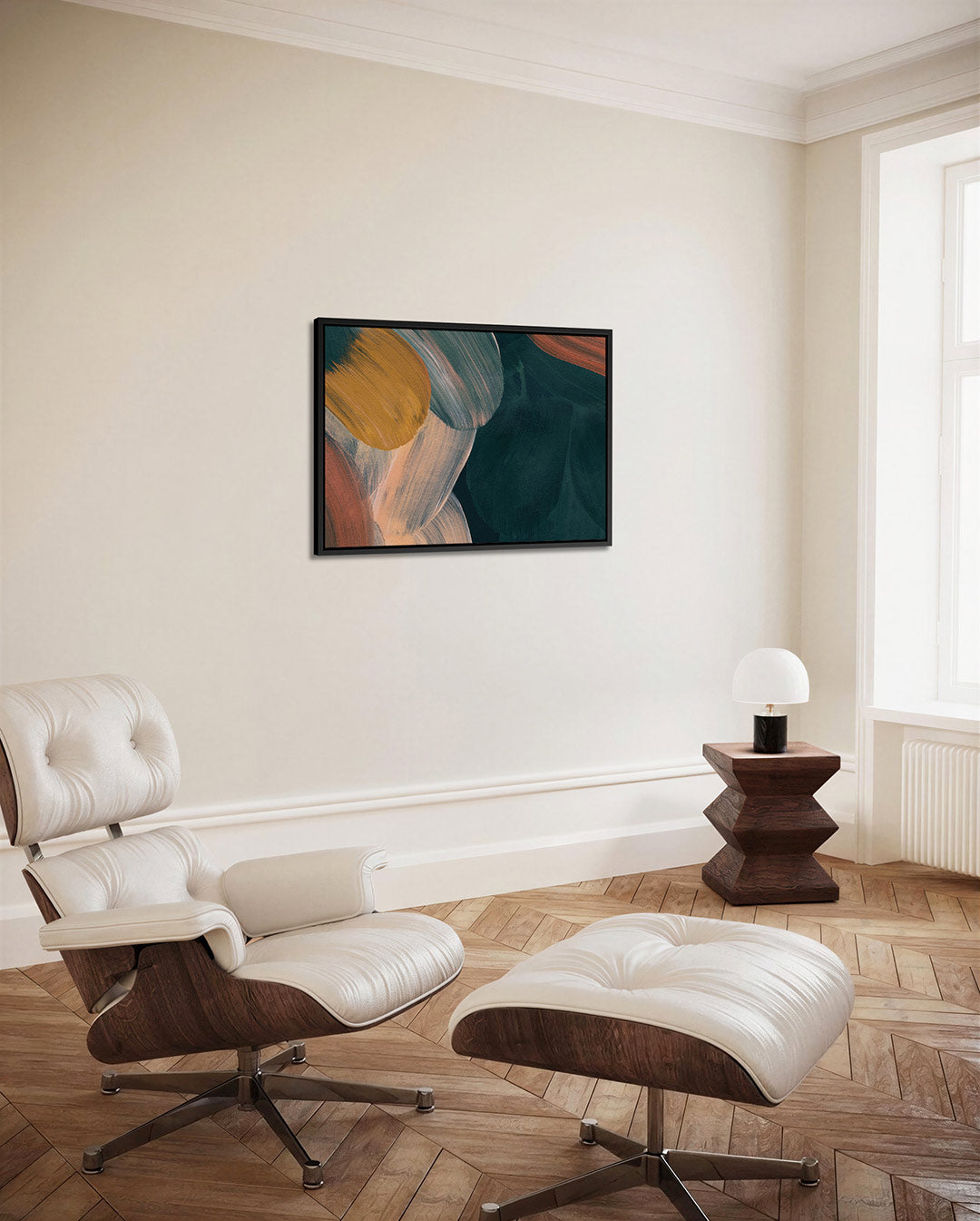 Organische kleurencompositie Kunstwerk