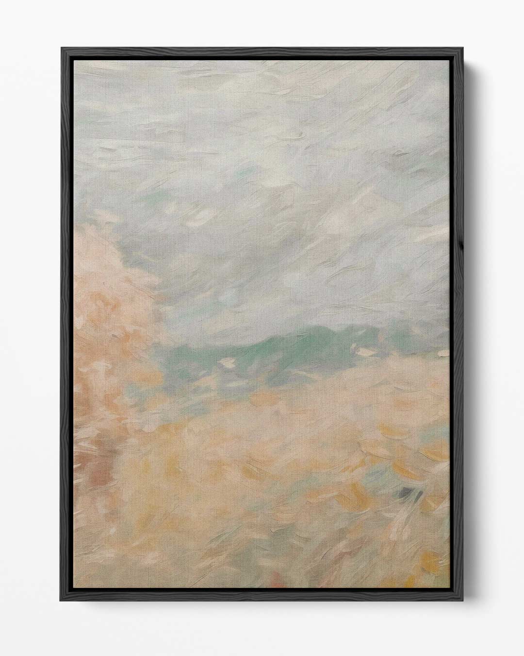 Zomers Veld in Pastel Kunstwerk-canvas-dibond-plexiglas-wanddecoratie-WallArtistic