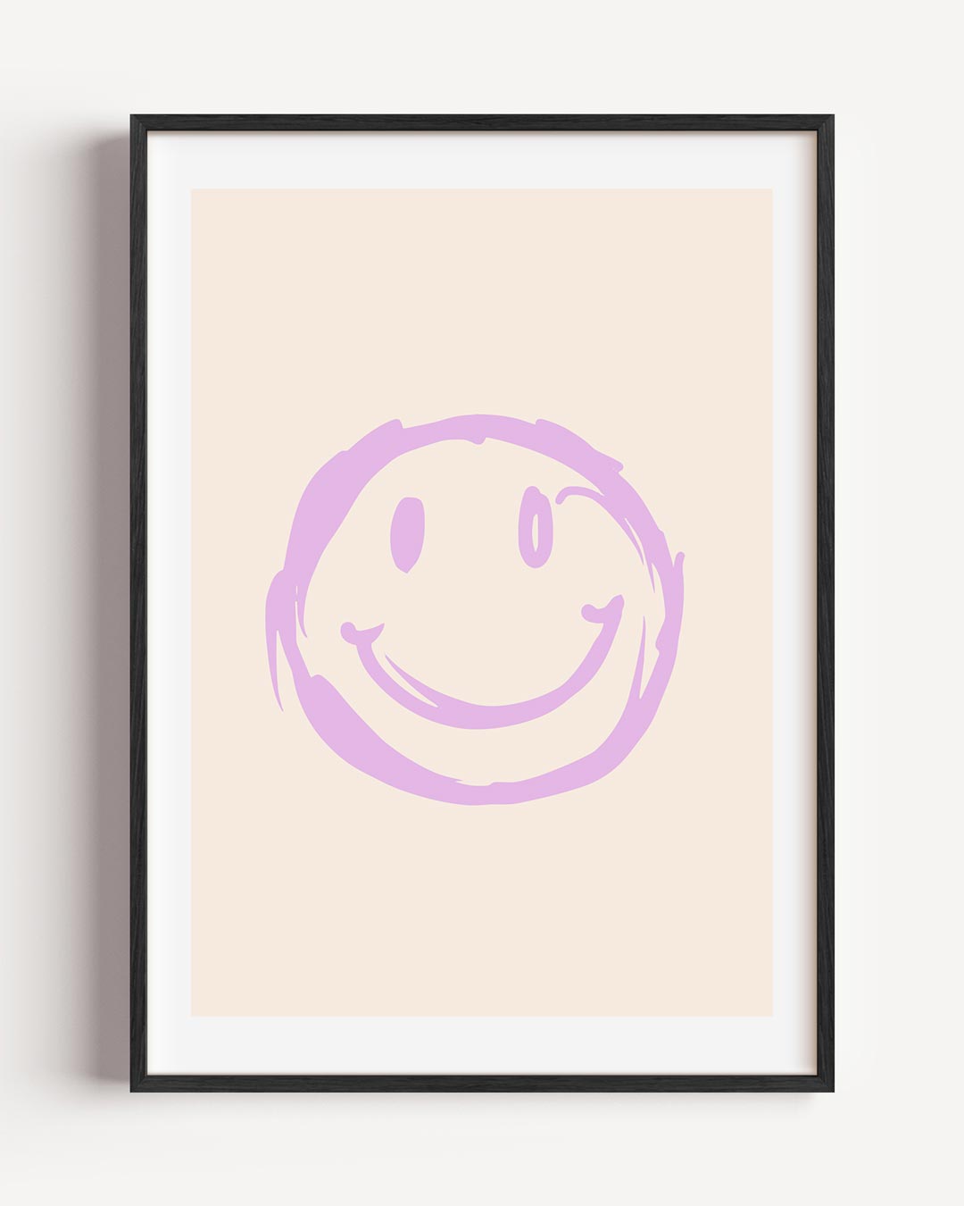 Vrolijke Pastel Smiley Poster-WallArtistic