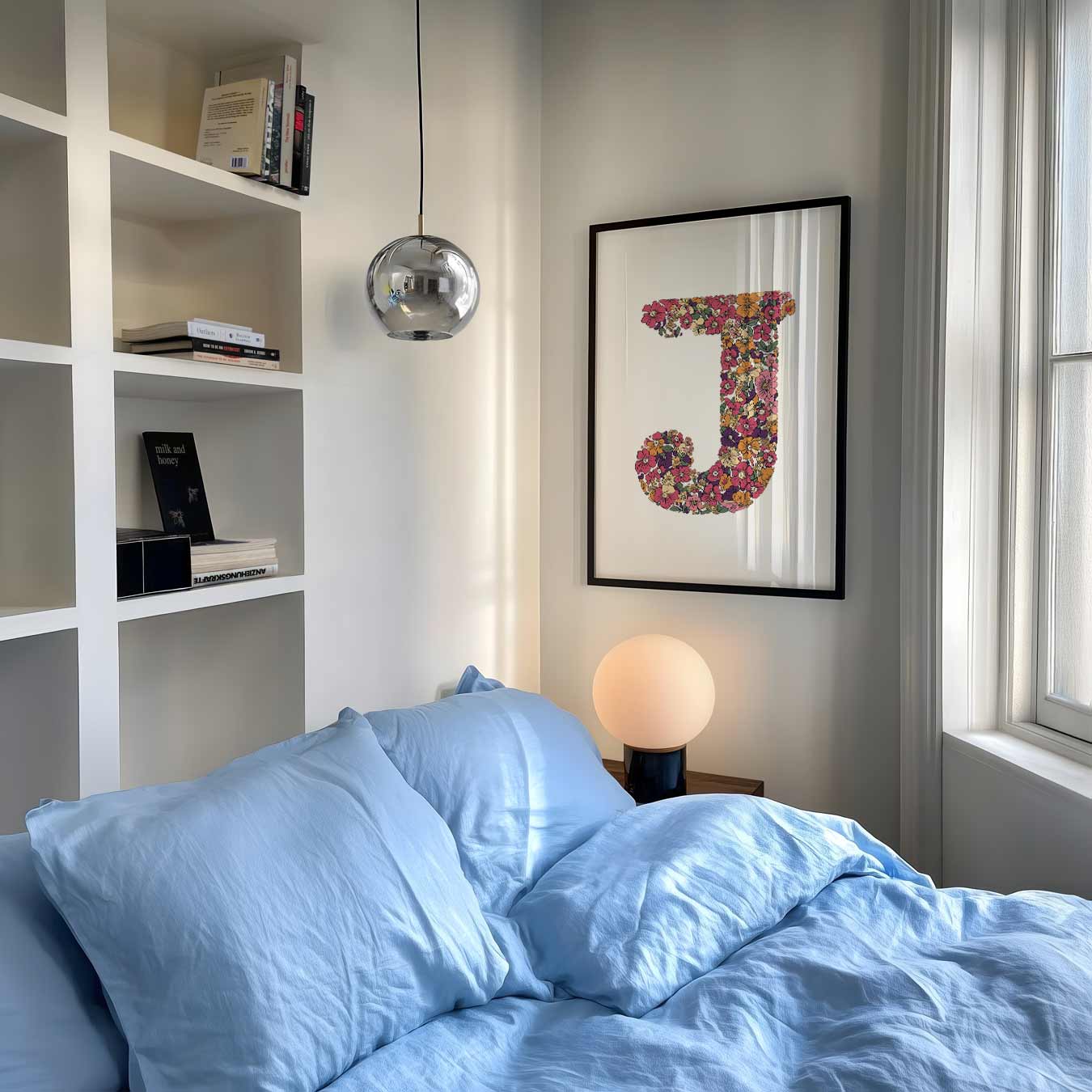 Bloemenschrift J Poster