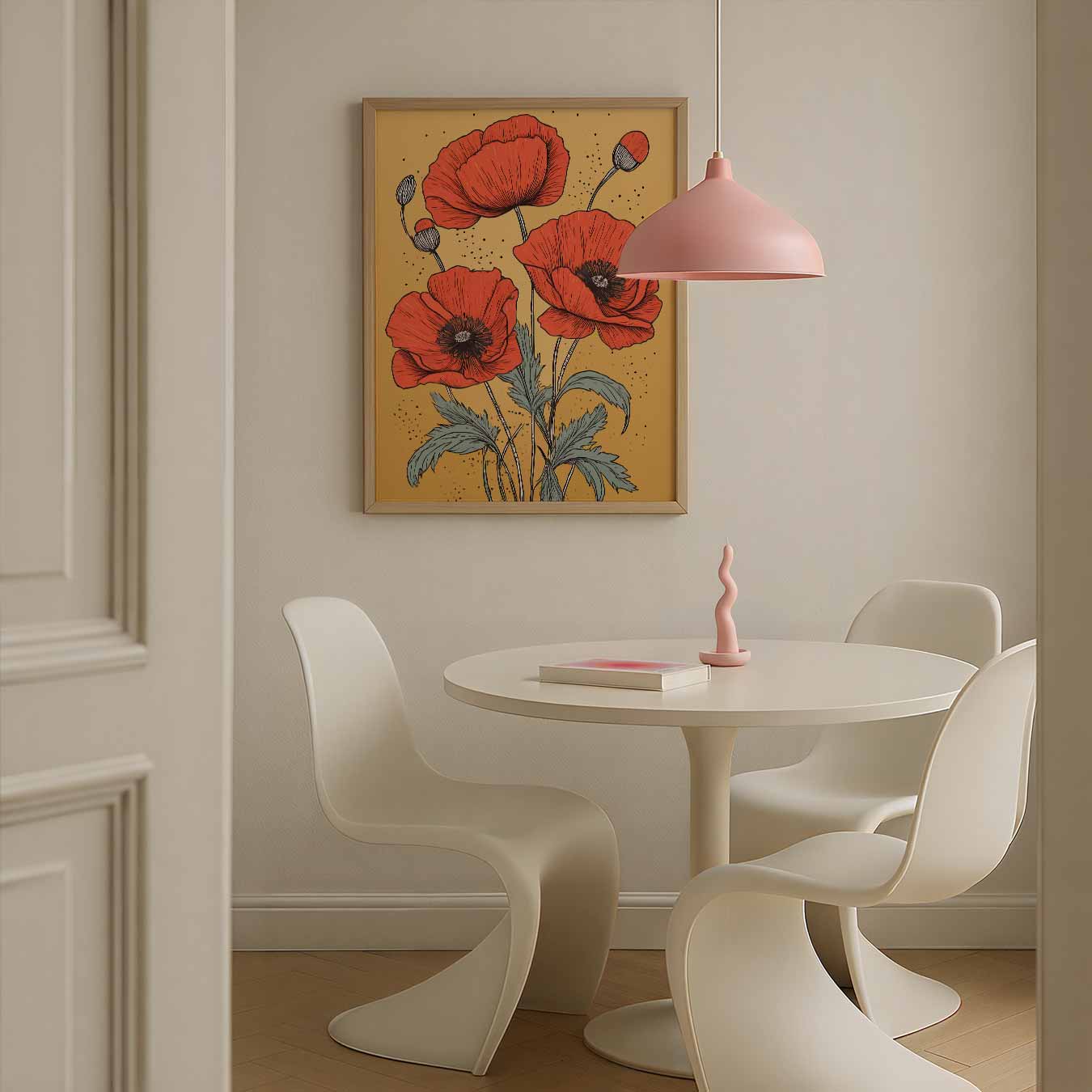 Klaprozen in Bloei Kunstposter