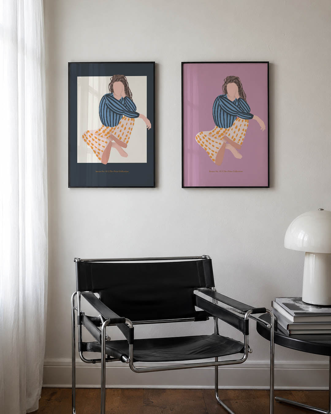 Gestreepte en gevlekte harmonie Posterset