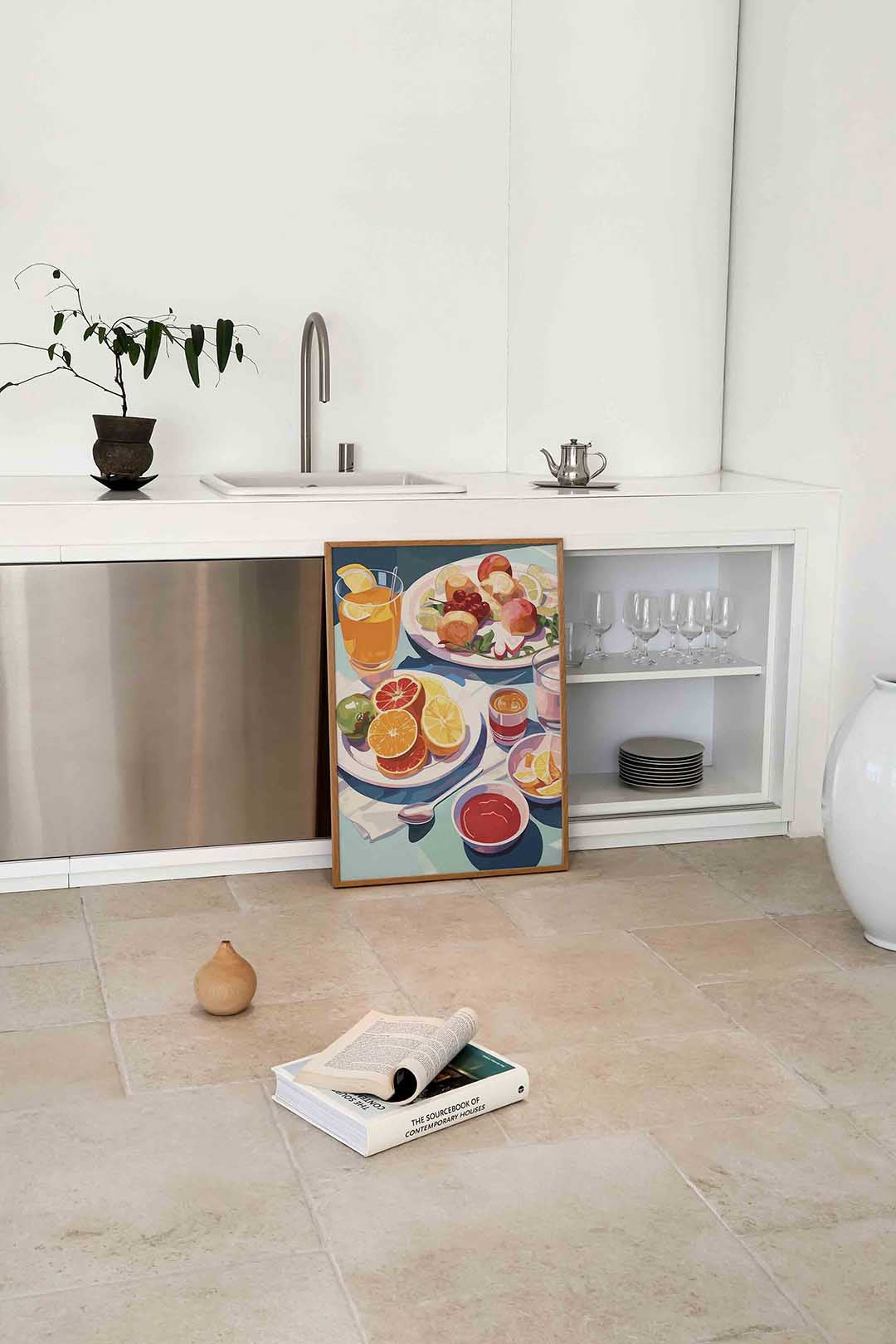 Fruit en drankjes Poster