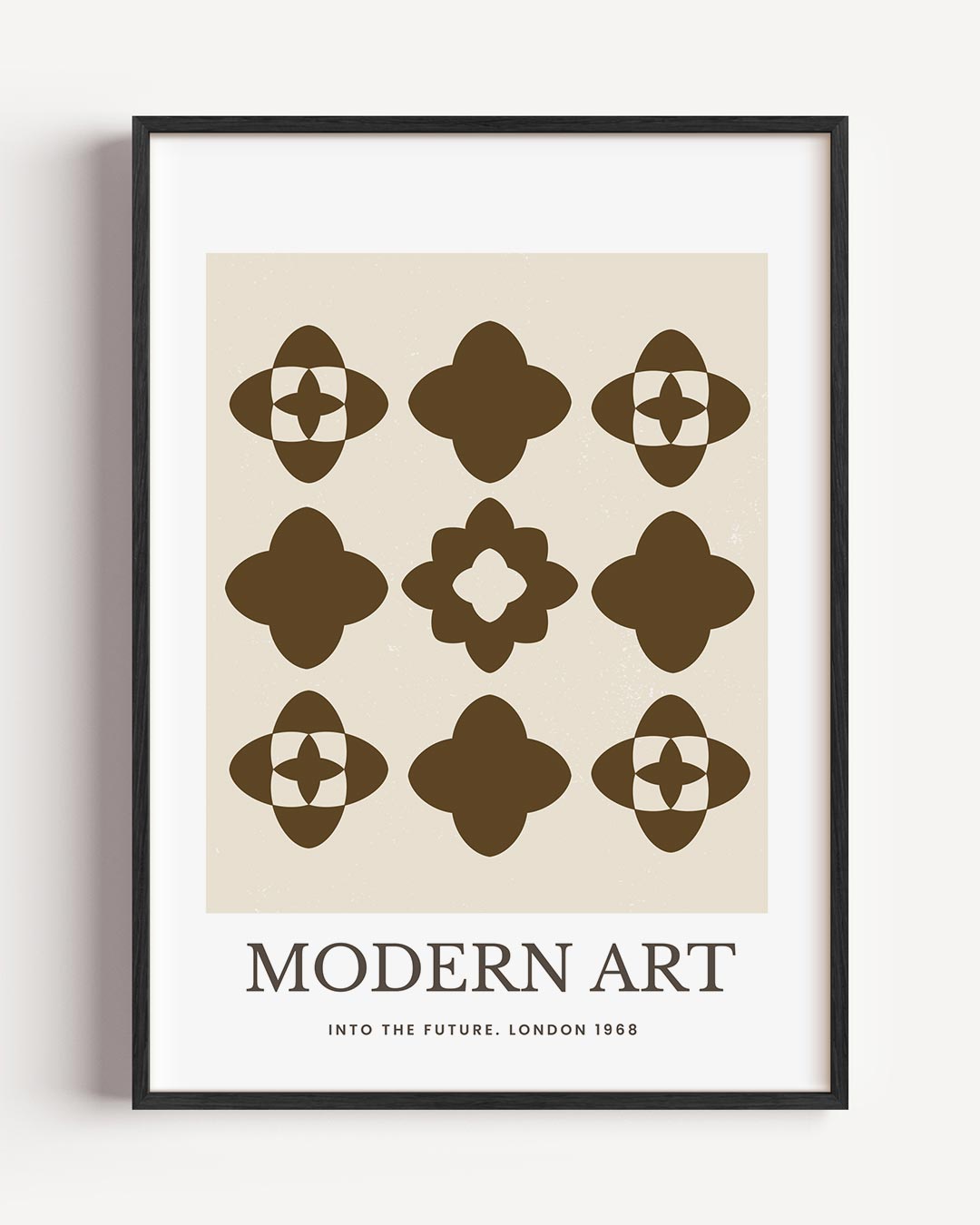 Retro Moderne Kunst Poster-WallArtistic
